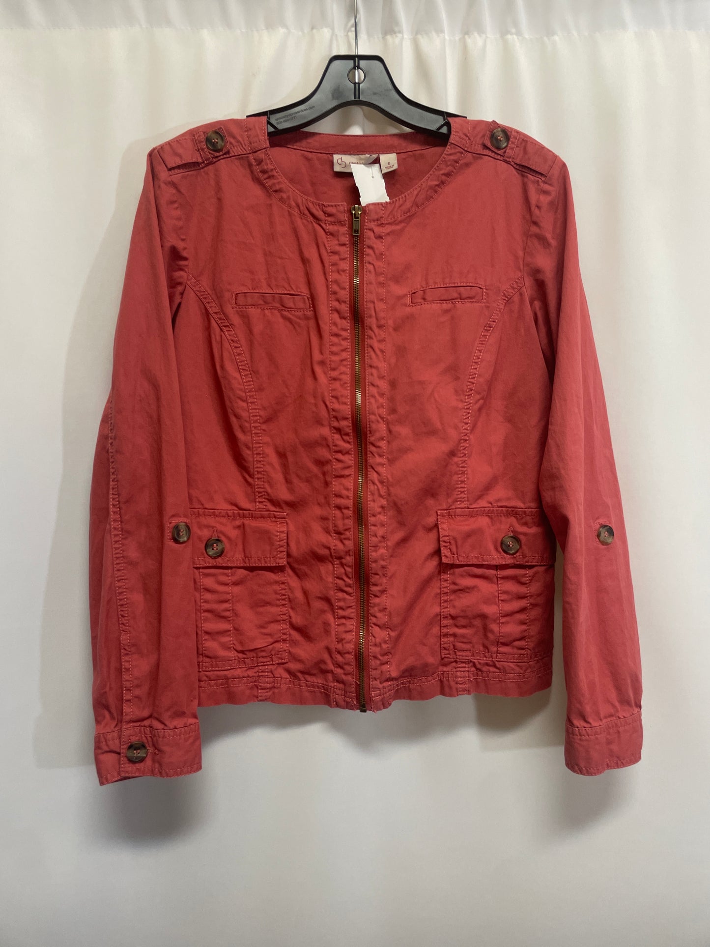 Jacket Other By Clothes Mentor In Red, Size: S