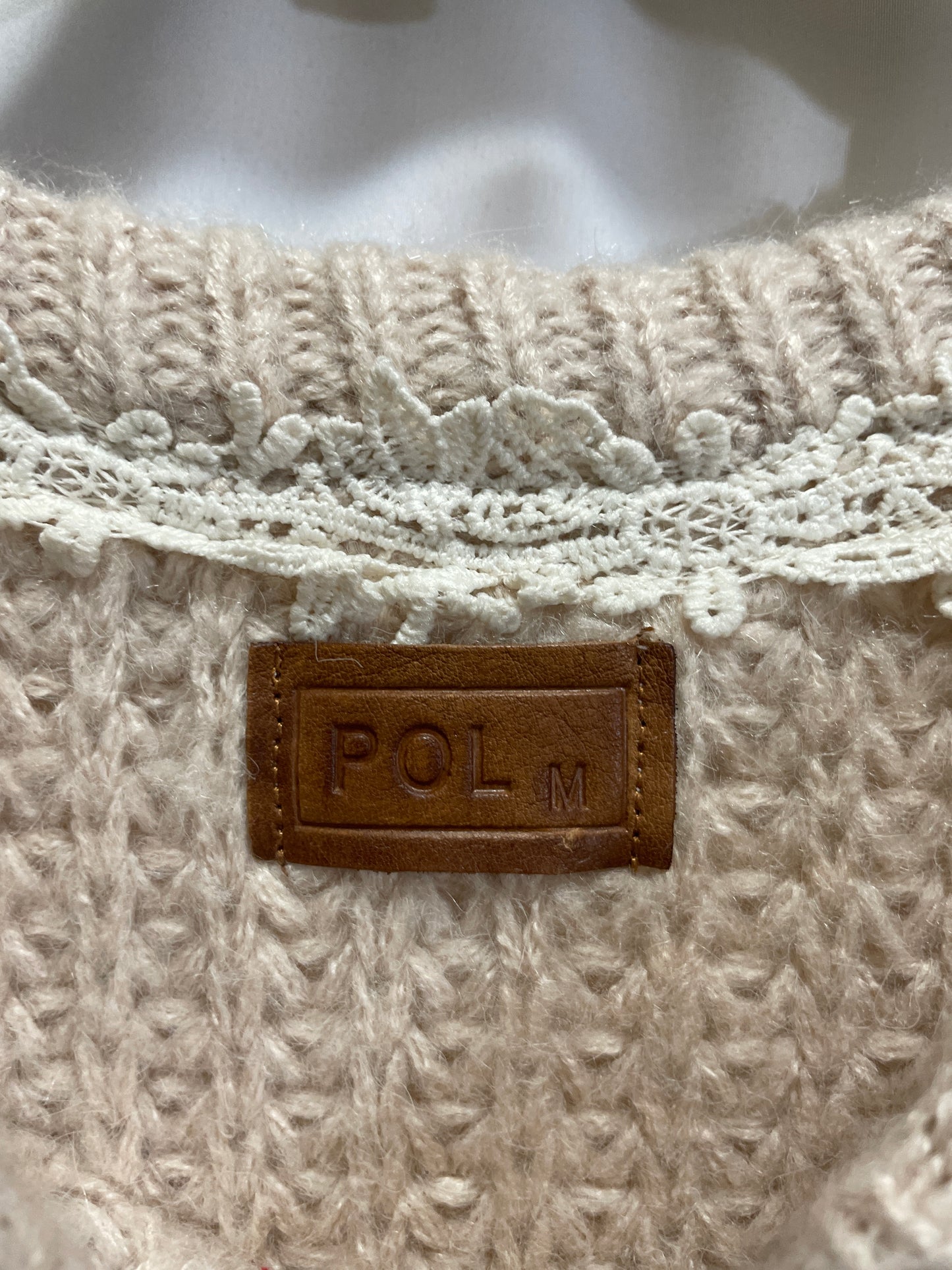 Sweater By Pol In Tan, Size: M