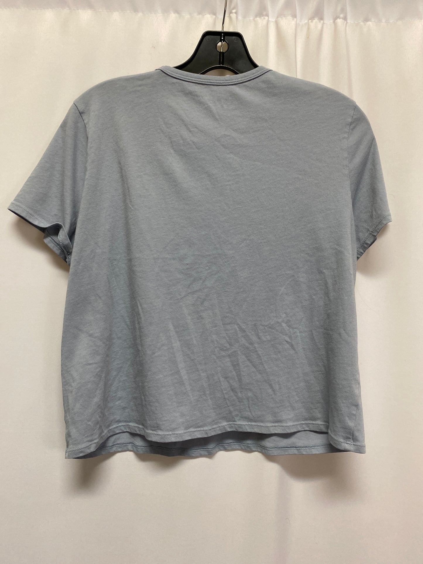 Top Short Sleeve By Under Armour In Grey, Size: L