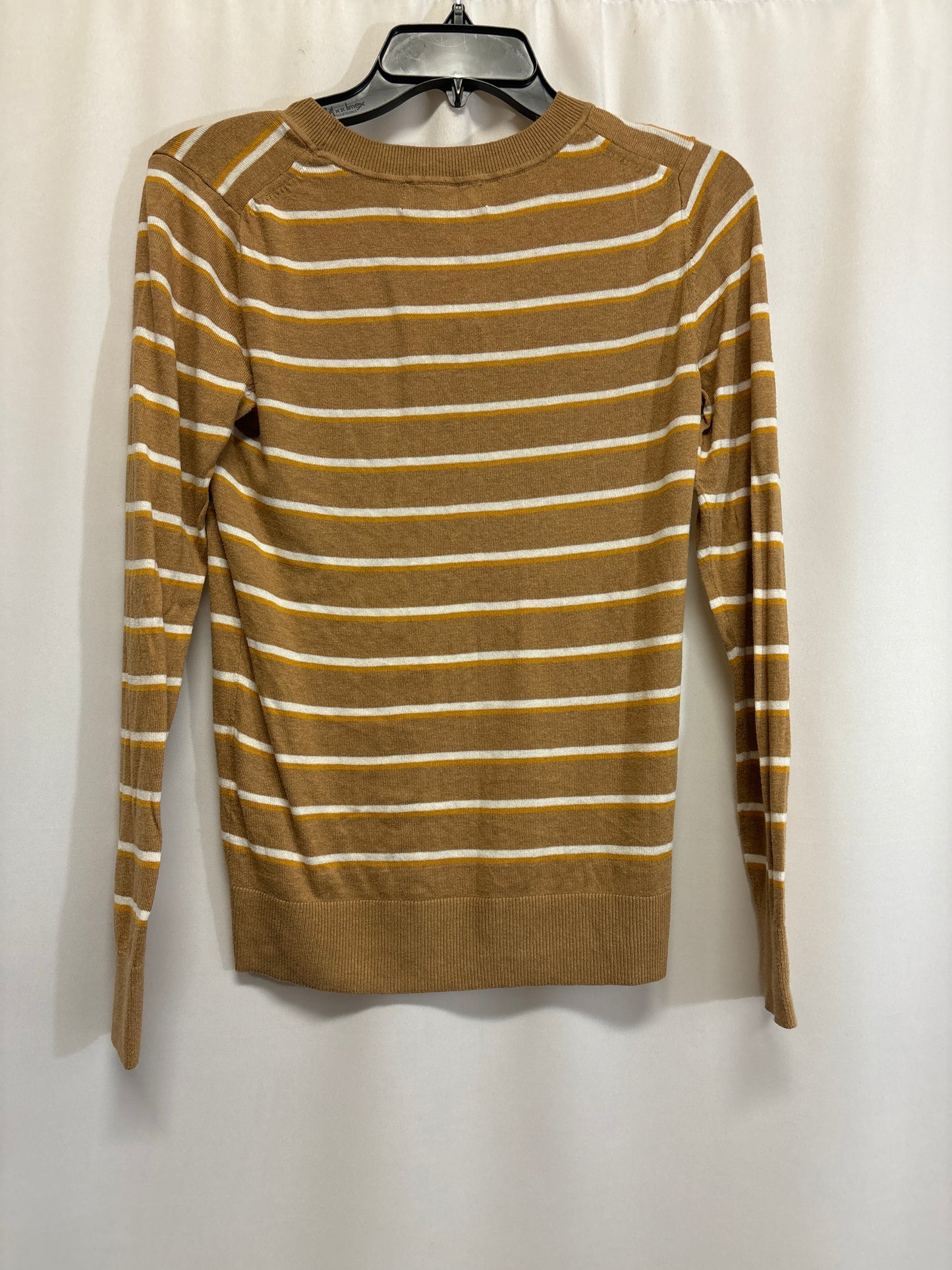 Top Long Sleeve By Banana Republic In Tan, Size: Xs