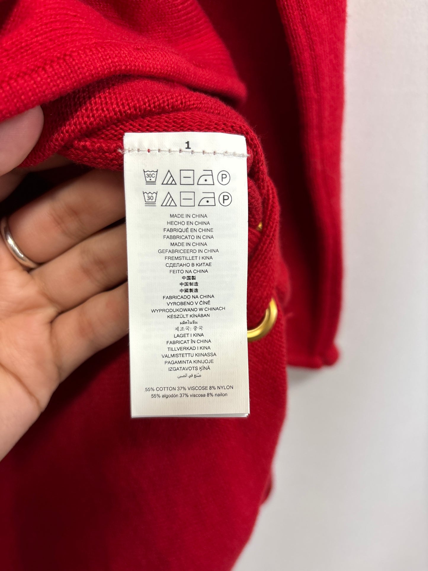 Sweater By Michael Kors In Red, Size: M