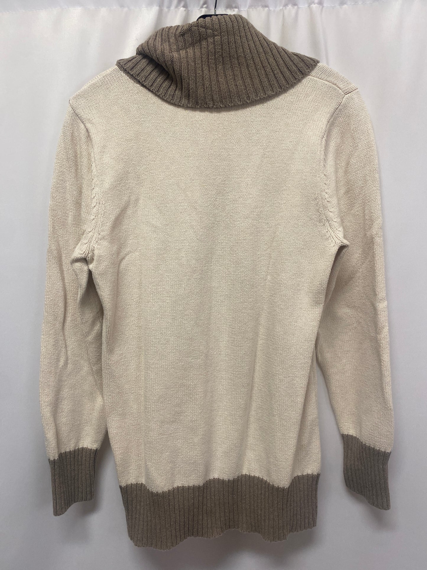 Sweater By Clothes Mentor In Tan, Size: L