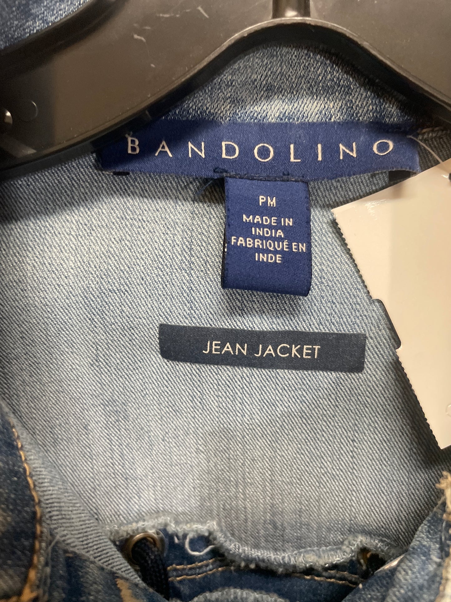 Jacket Denim By Bandolino In Blue Denim, Size: Petite  M