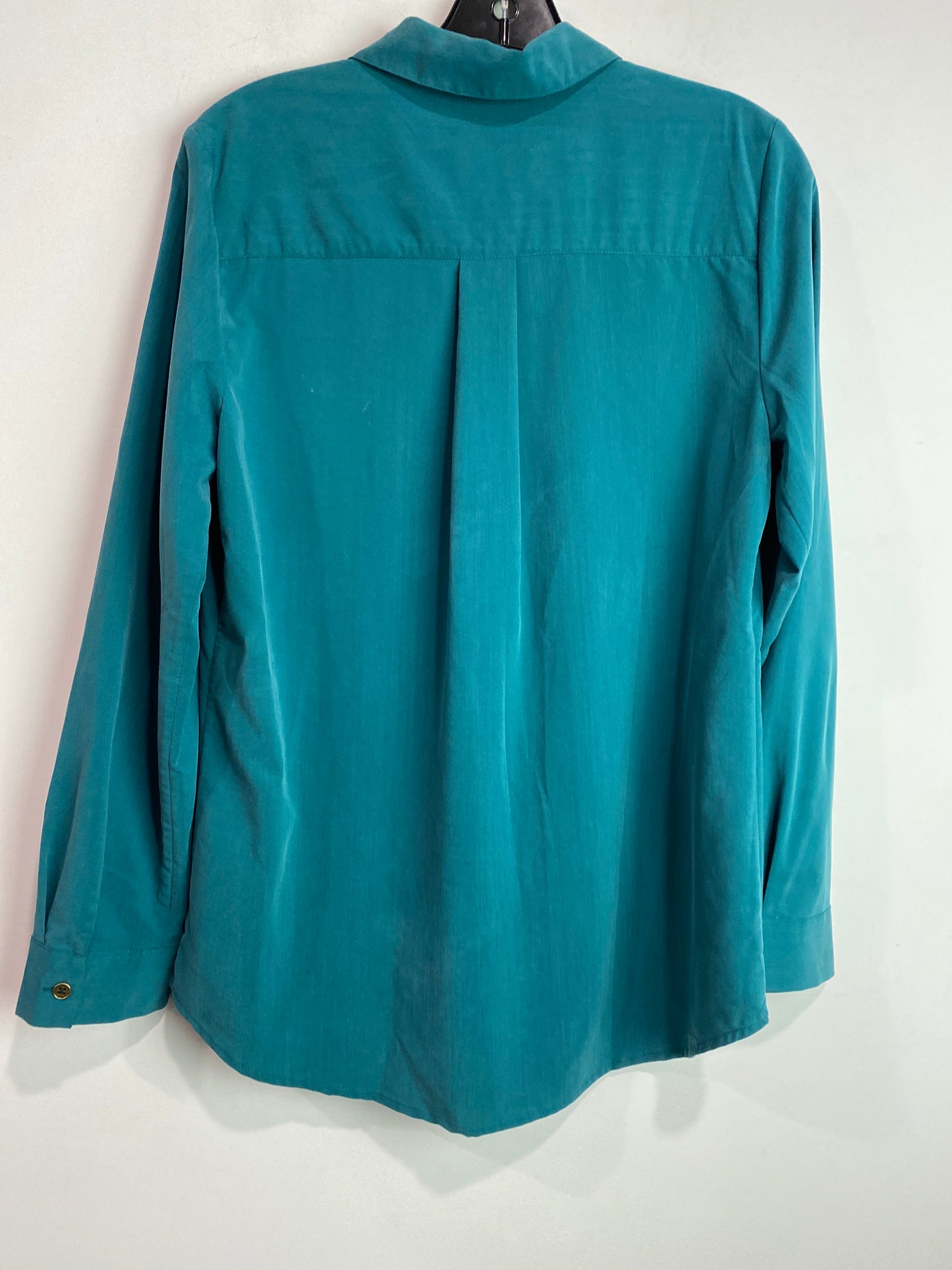 Top Long Sleeve By Chicos In Green, Size: S