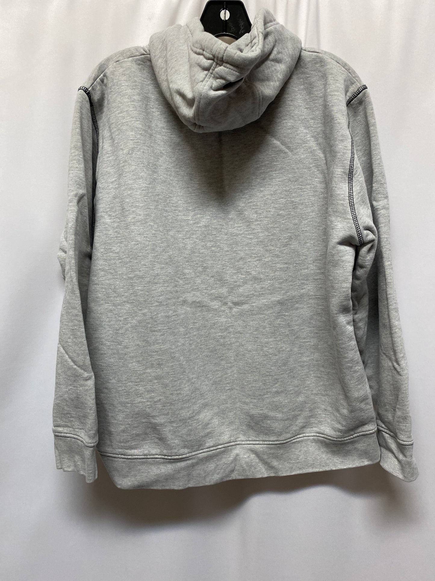 Sweatshirt Hoodie By Clothes Mentor In Grey, Size: 1x