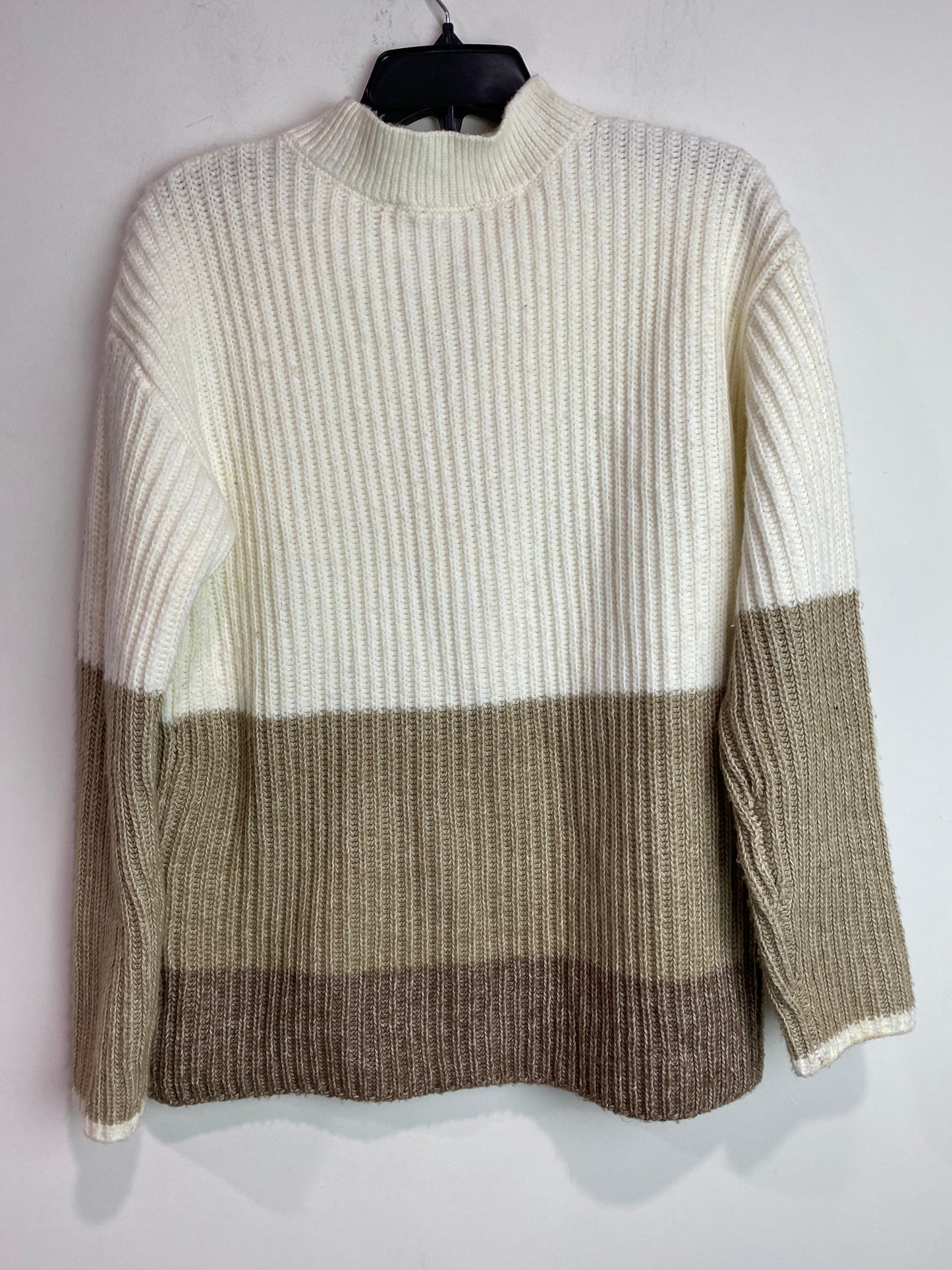 Sweater By Talbots In Cream, Size: L