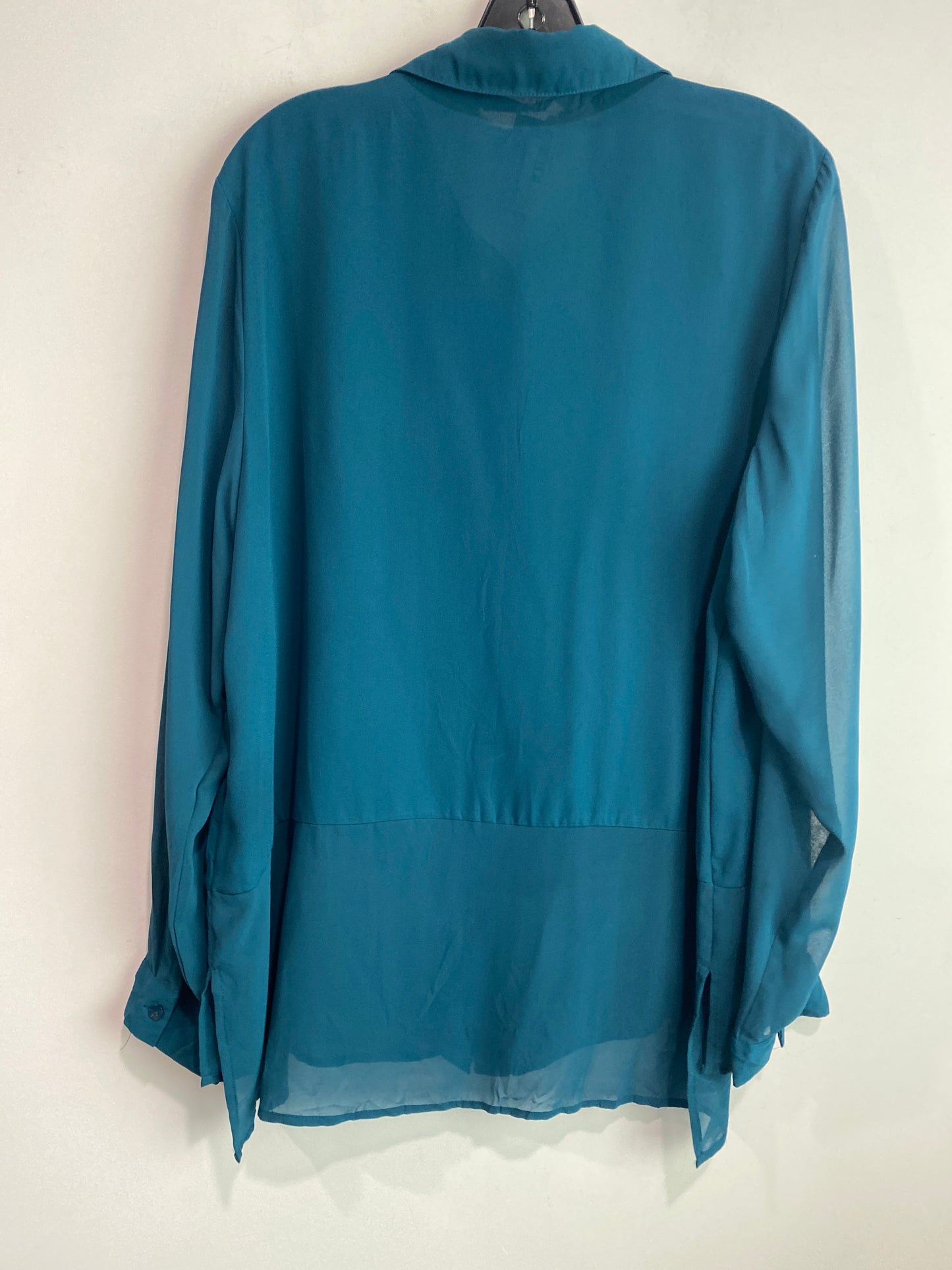 Top Long Sleeve By Zac And Rachel In Green, Size: Xl