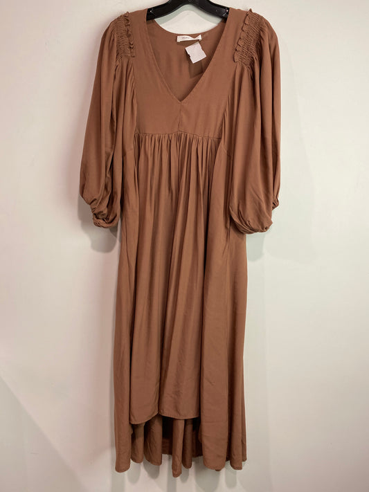 Dress Casual Maxi By Mustard Seed In Brown, Size: S