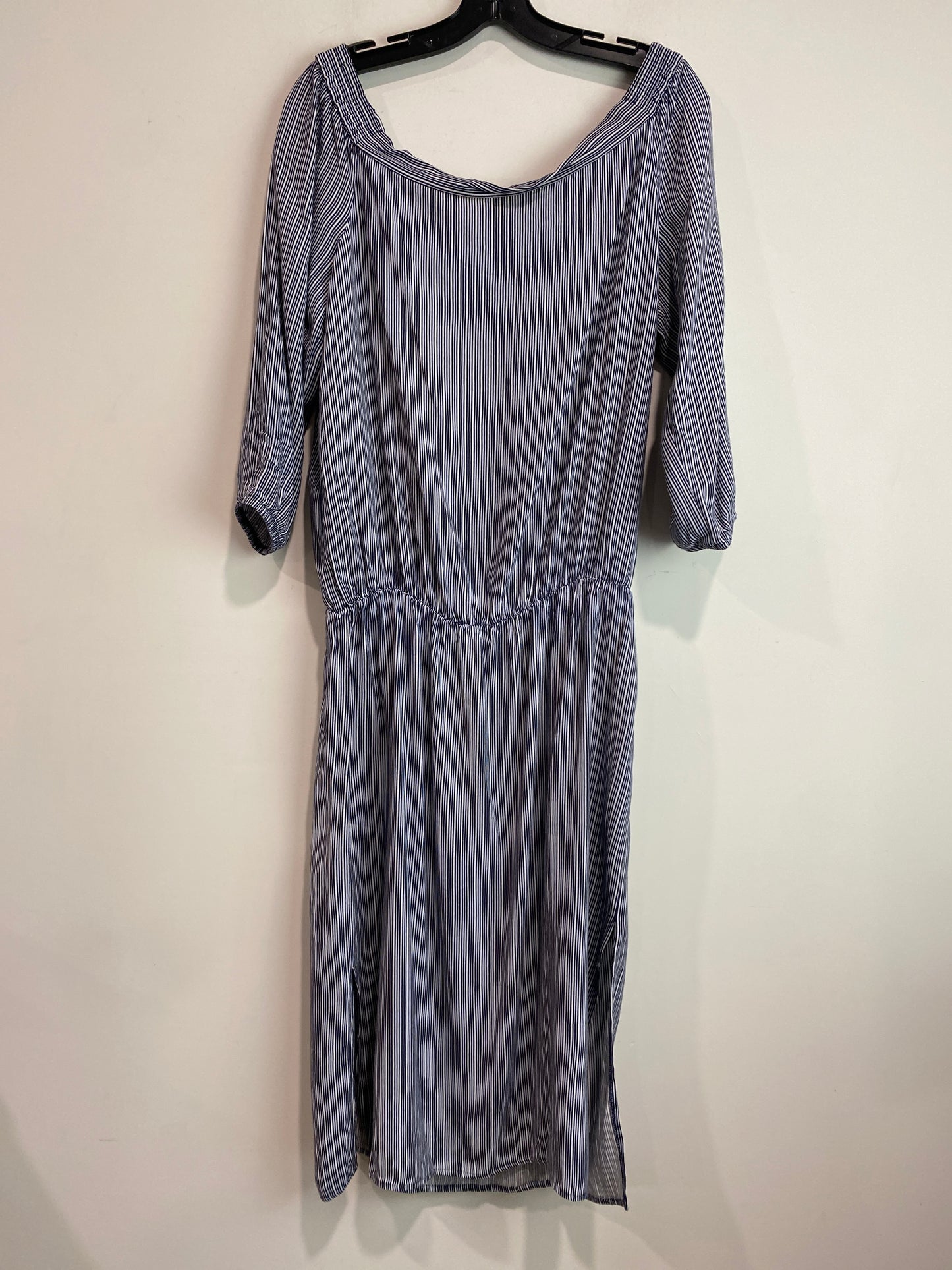 Dress Casual Maxi By Ann Taylor In Navy, Size: M