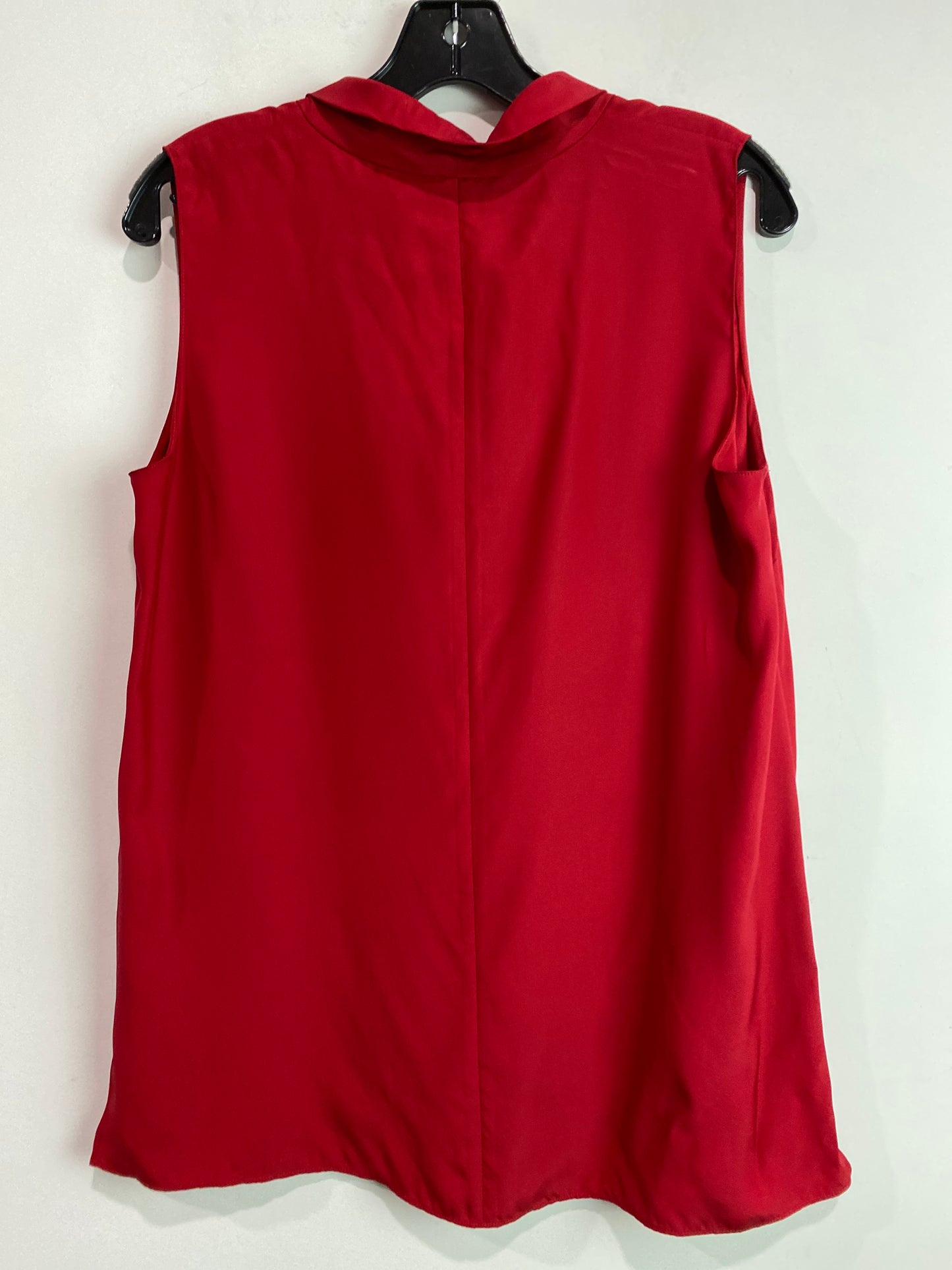 Top Sleeveless By Lafayette 148 In Red, Size: M