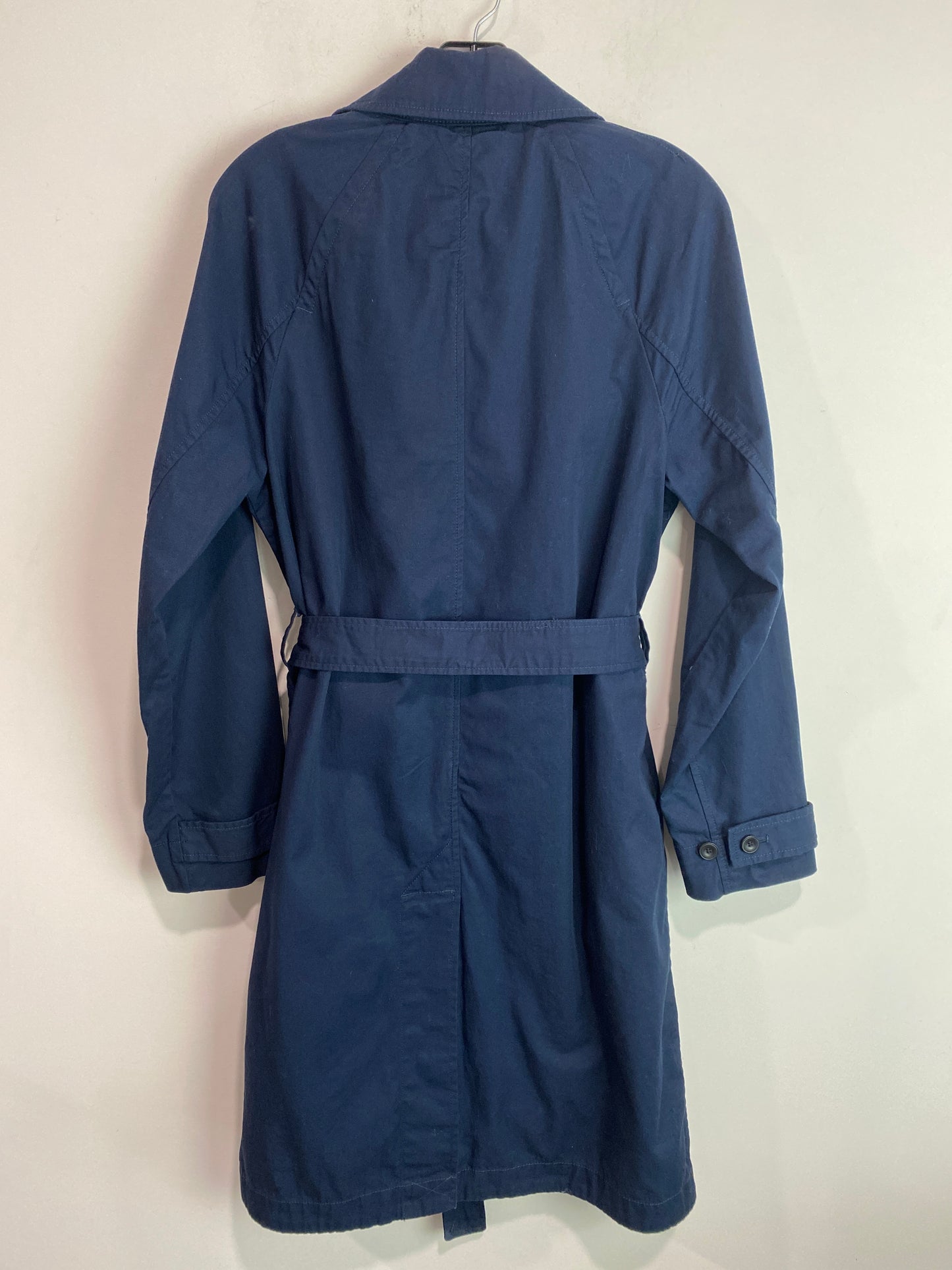 Coat Trench Coat By Free Assembly In Navy, Size: M