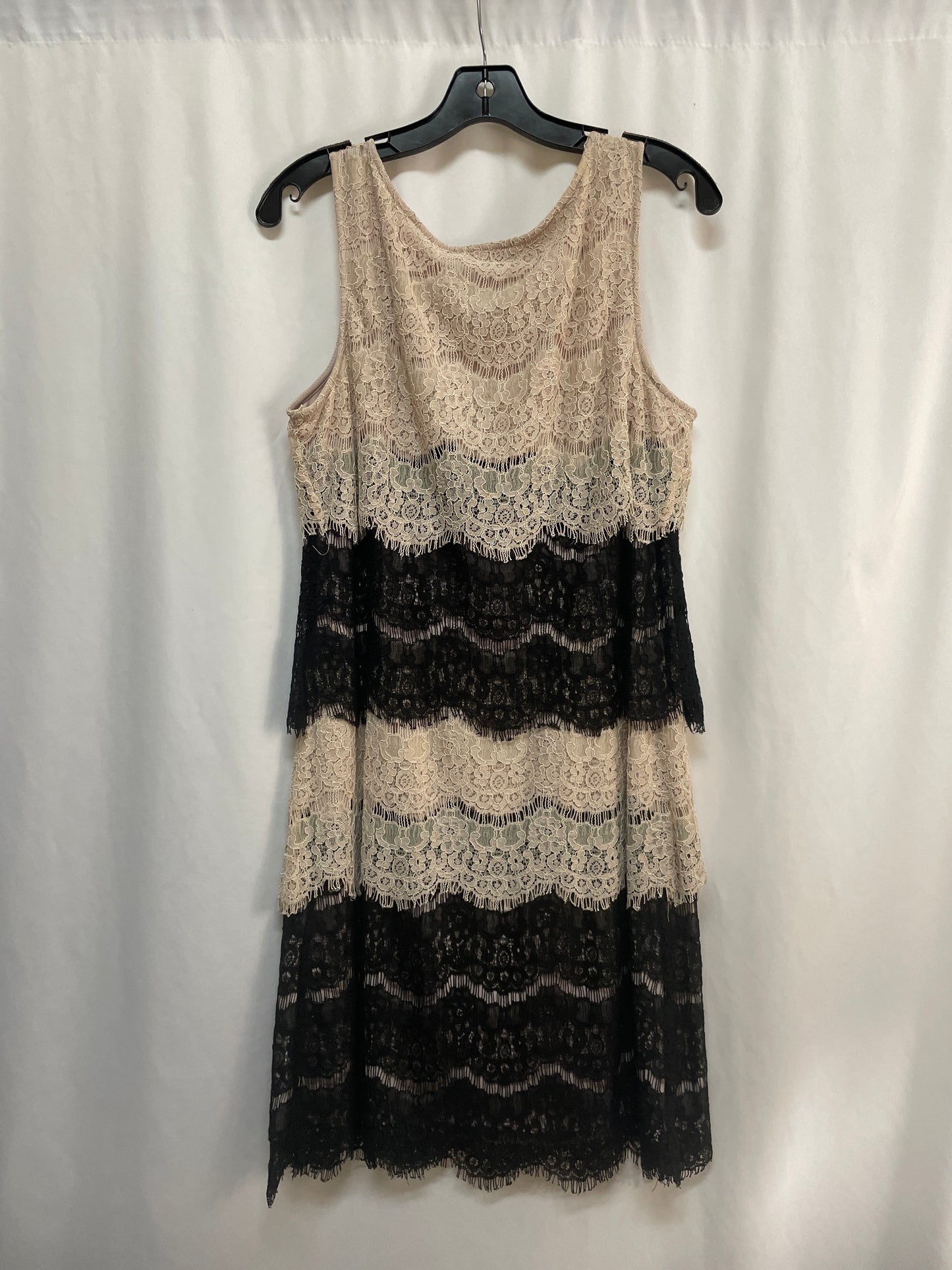 Dress Casual Midi By Sl Fashions In Tan, Size: L