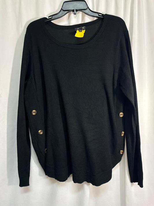 Top Long Sleeve By Clothes Mentor In Black, Size: Xl