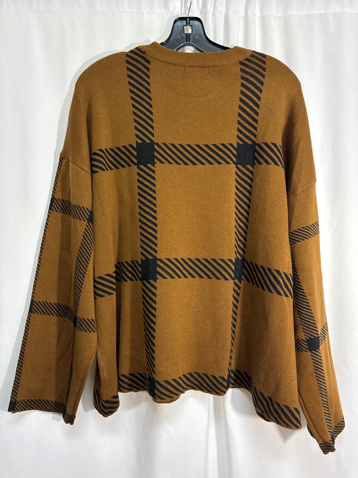 Sweater By Calvin Klein In Brown, Size: Xl