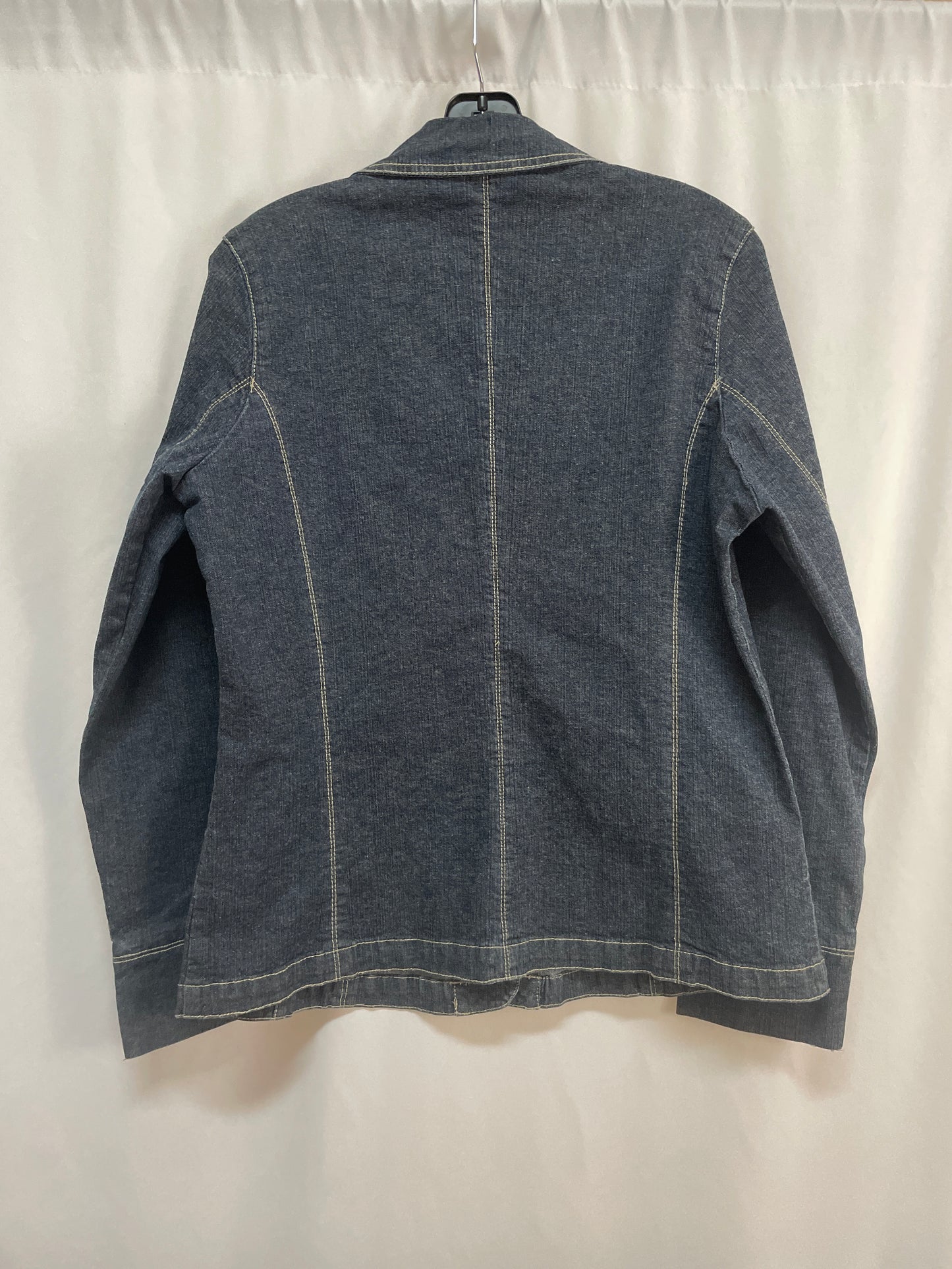 Jacket Denim By Clothes Mentor In Blue Denim, Size: S