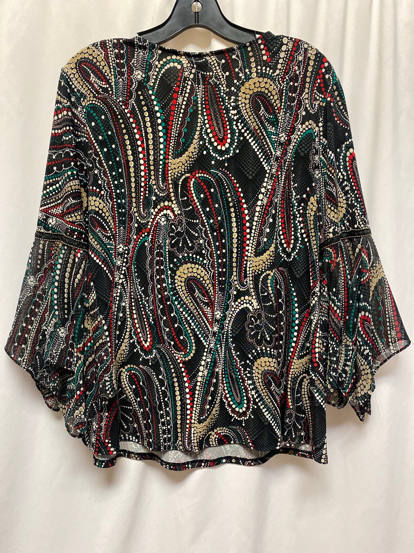 Top Long Sleeve By Cato In Multi-colored, Size: S