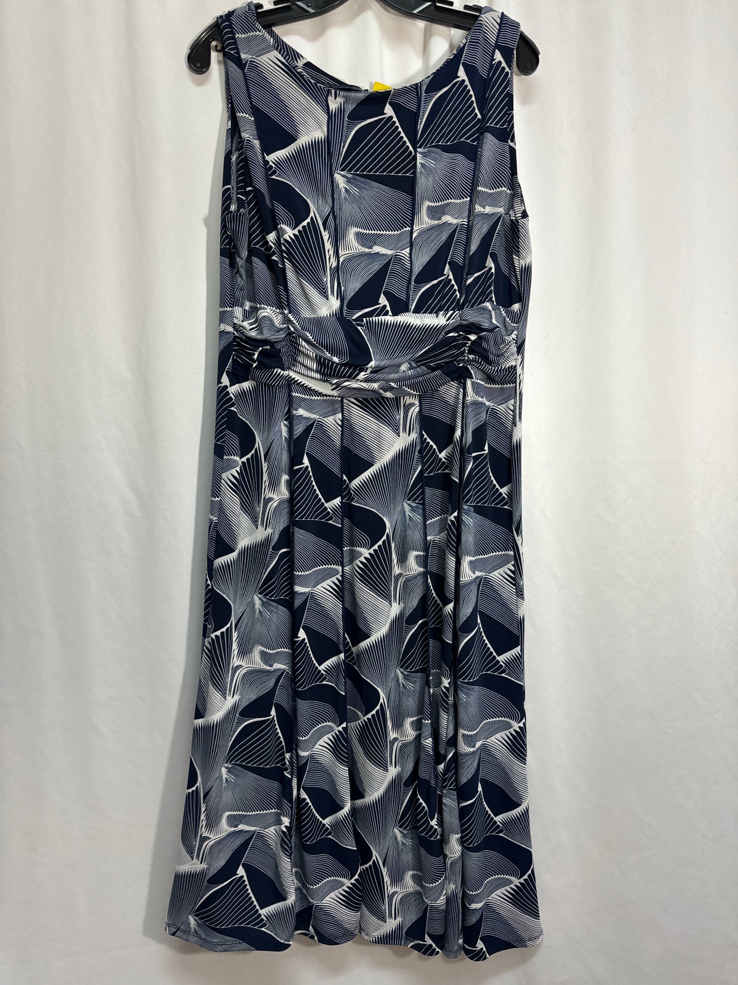 Dress Casual Maxi By Perceptions In Blue, Size: Xl