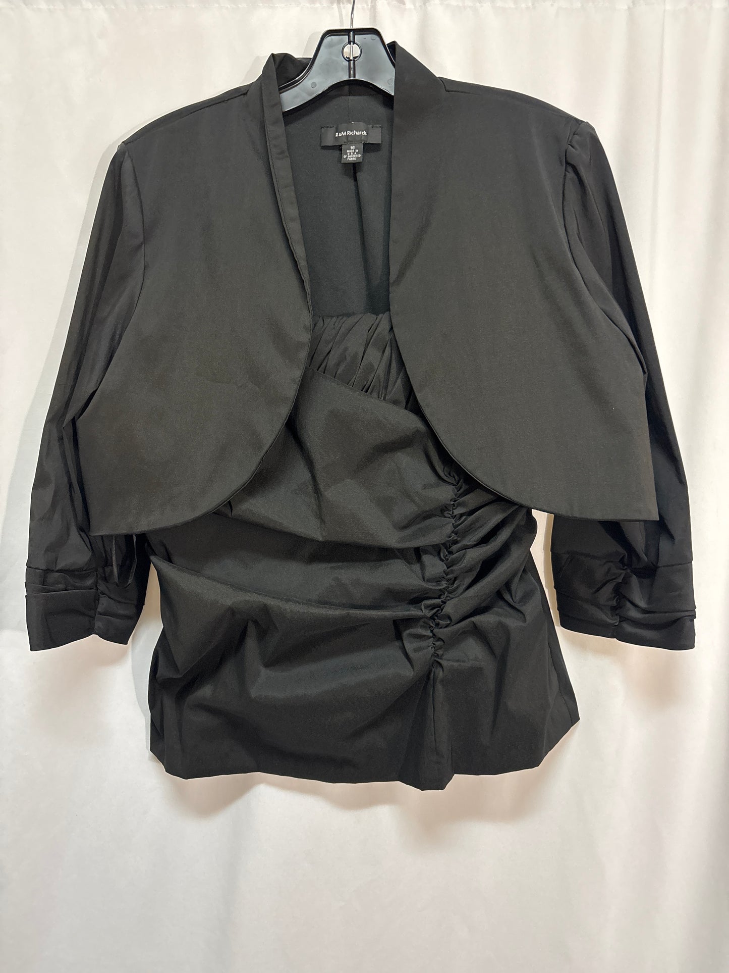 Blazer By R And M Richards In Black, Size: Xl