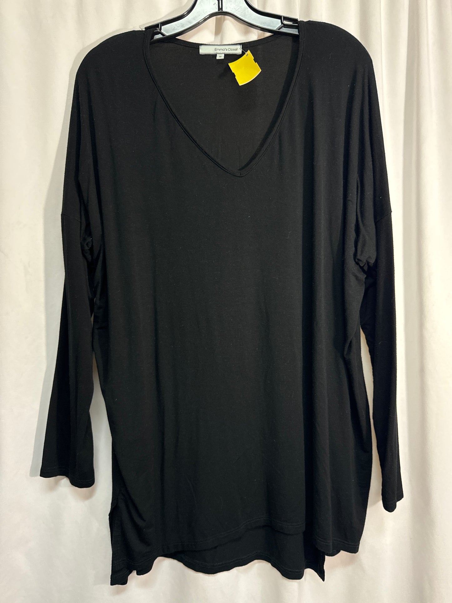 Top Long Sleeve By Emmas Closet In Black, Size: M