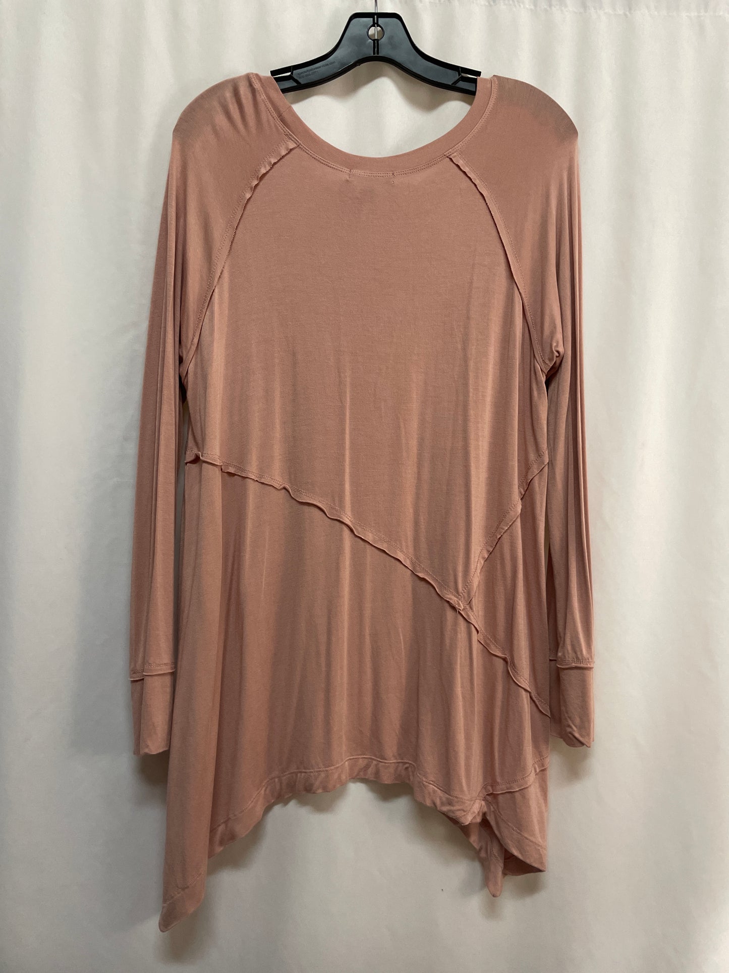 Top Long Sleeve By Verve Ami In Pink, Size: L