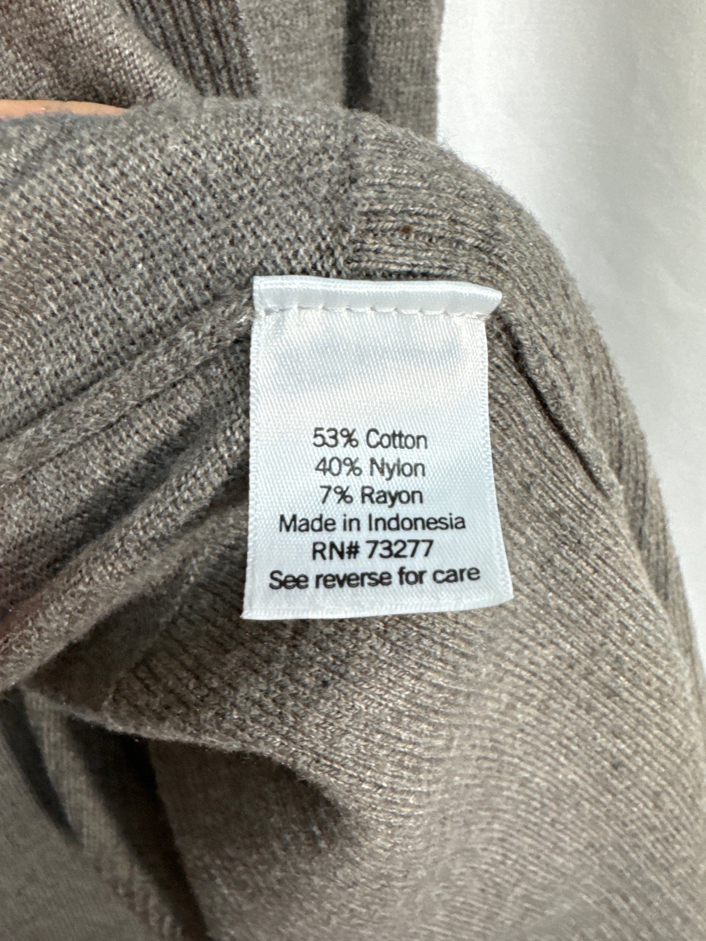 Cardigan By Croft And Barrow In Grey, Size: 3x