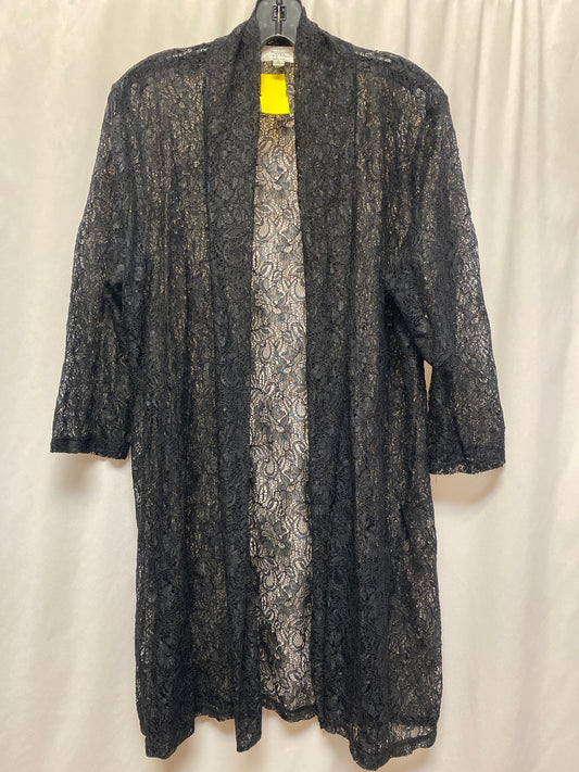 Cardigan By Clothes Mentor In Black, Size: Xl