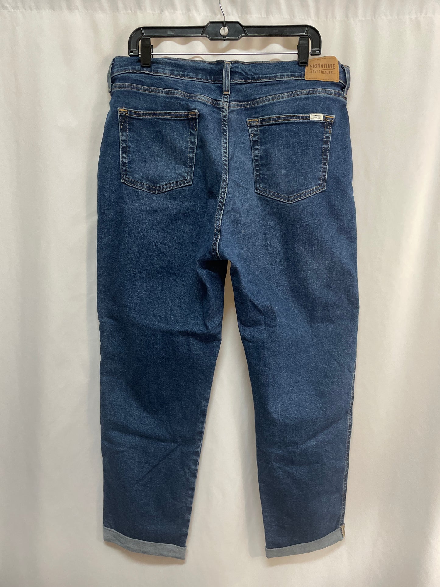 Jeans Boyfriend By Levis In Blue, Size: 14