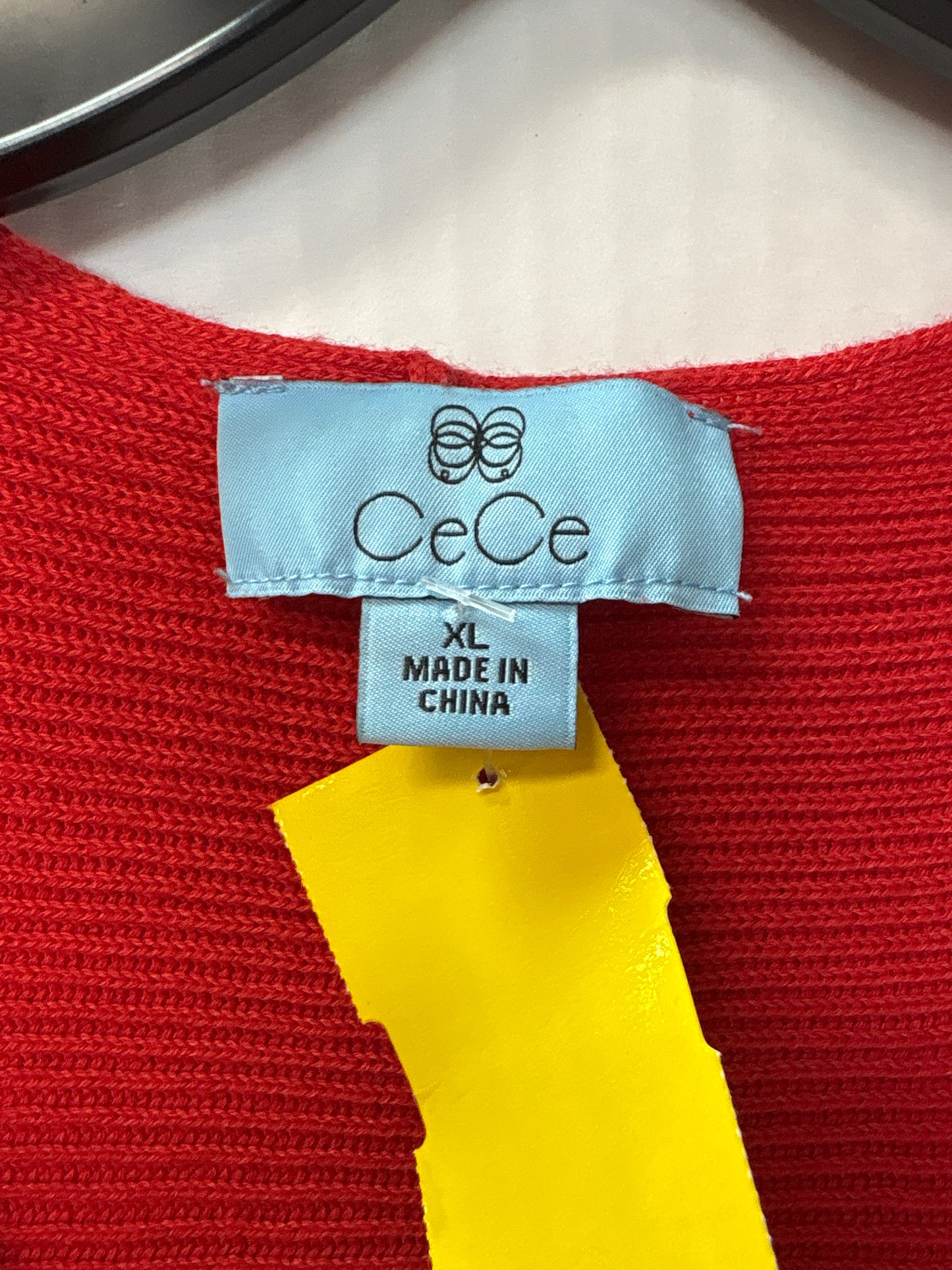 Sweater By Cece In Orange, Size: Xl