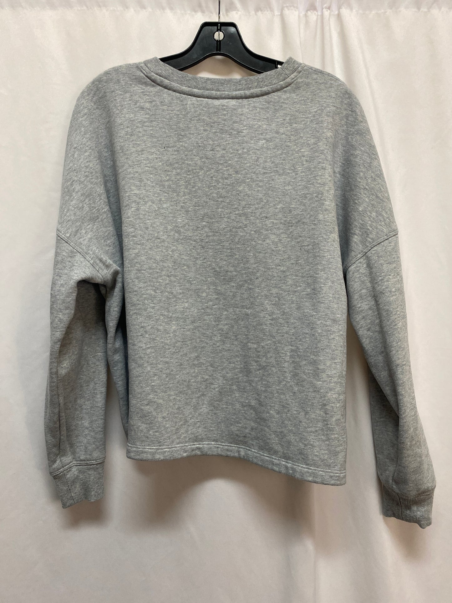 Athletic Sweatshirt Crewneck By Calvin Klein In Grey, Size: Xl