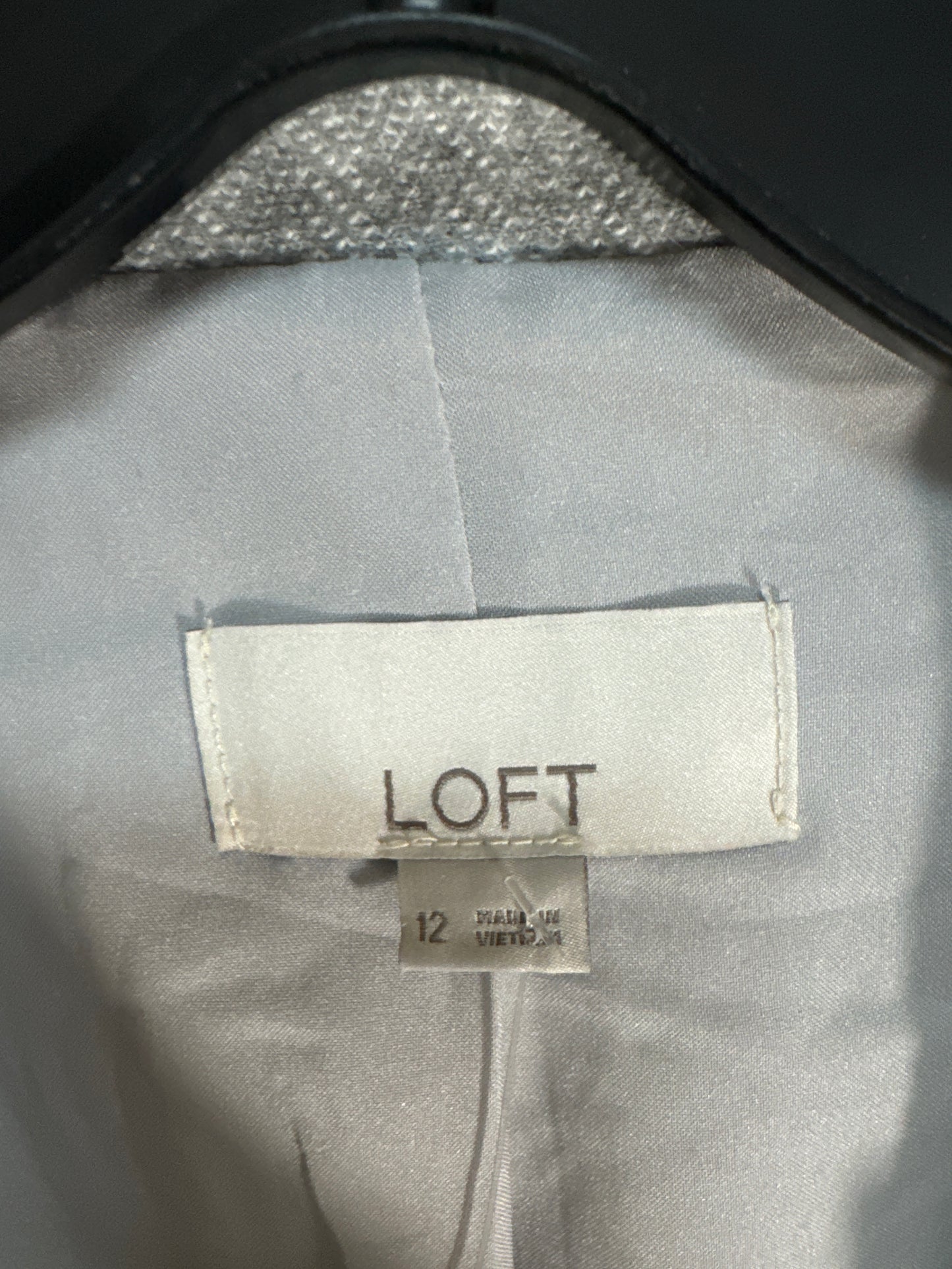 Blazer By Loft In Grey, Size: L