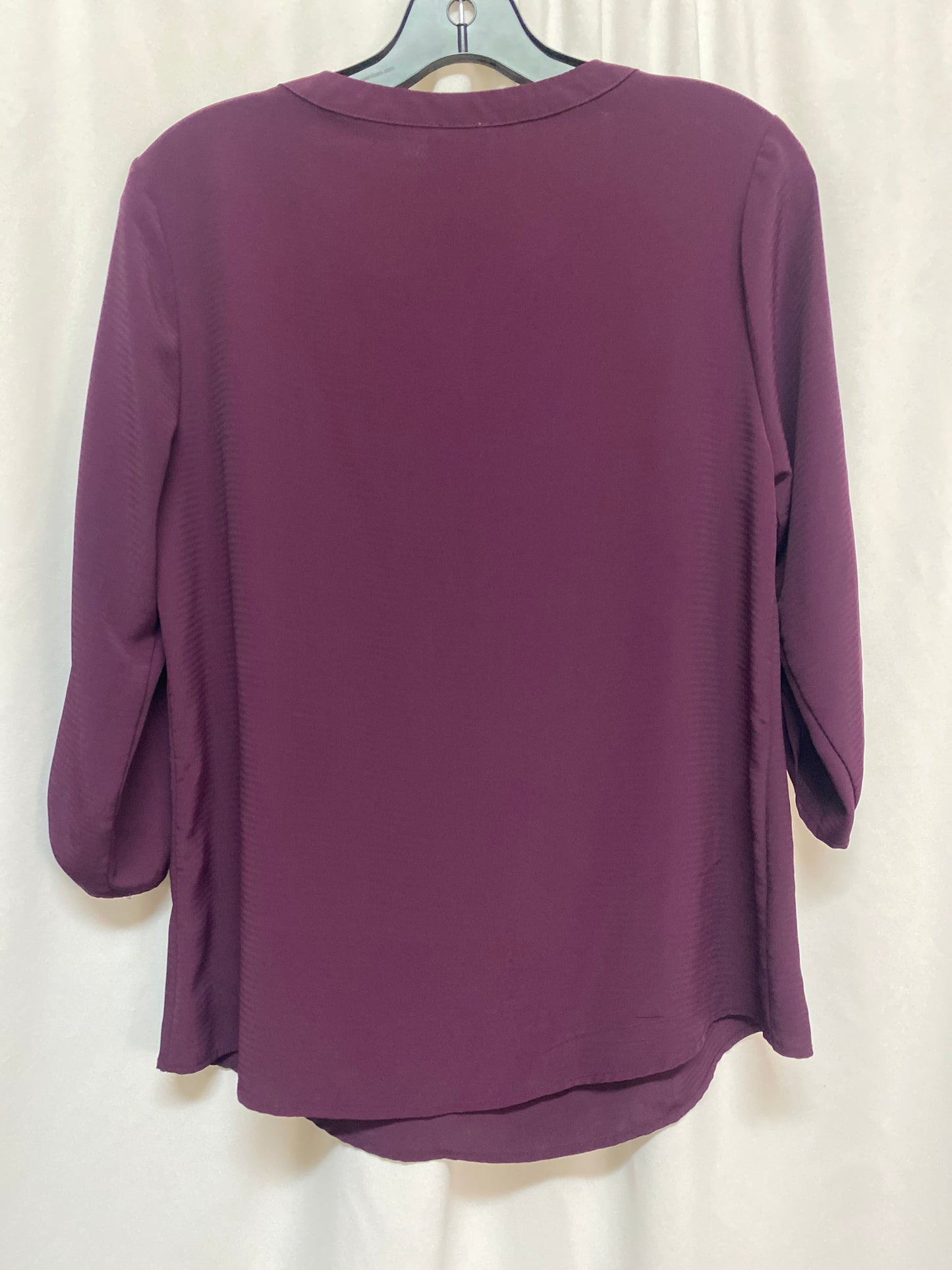 Top 3/4 Sleeve By Clothes Mentor In Purple, Size: M