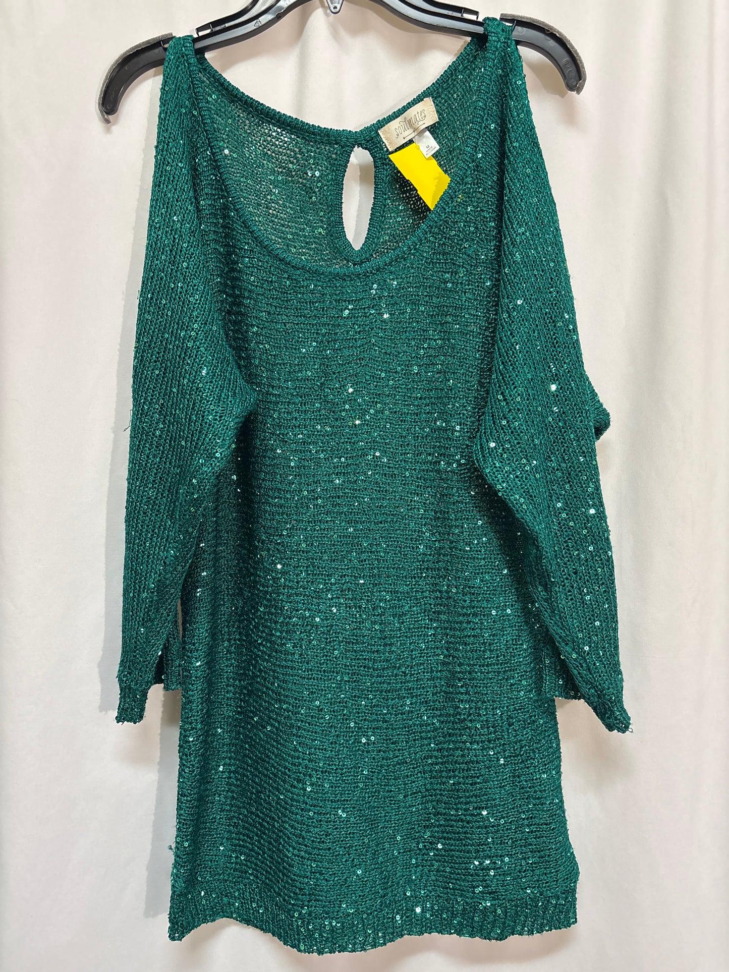 Top Long Sleeve By Clothes Mentor In Green, Size: M