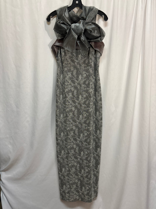 Dress Party Long By Alex In Grey, Size: 10