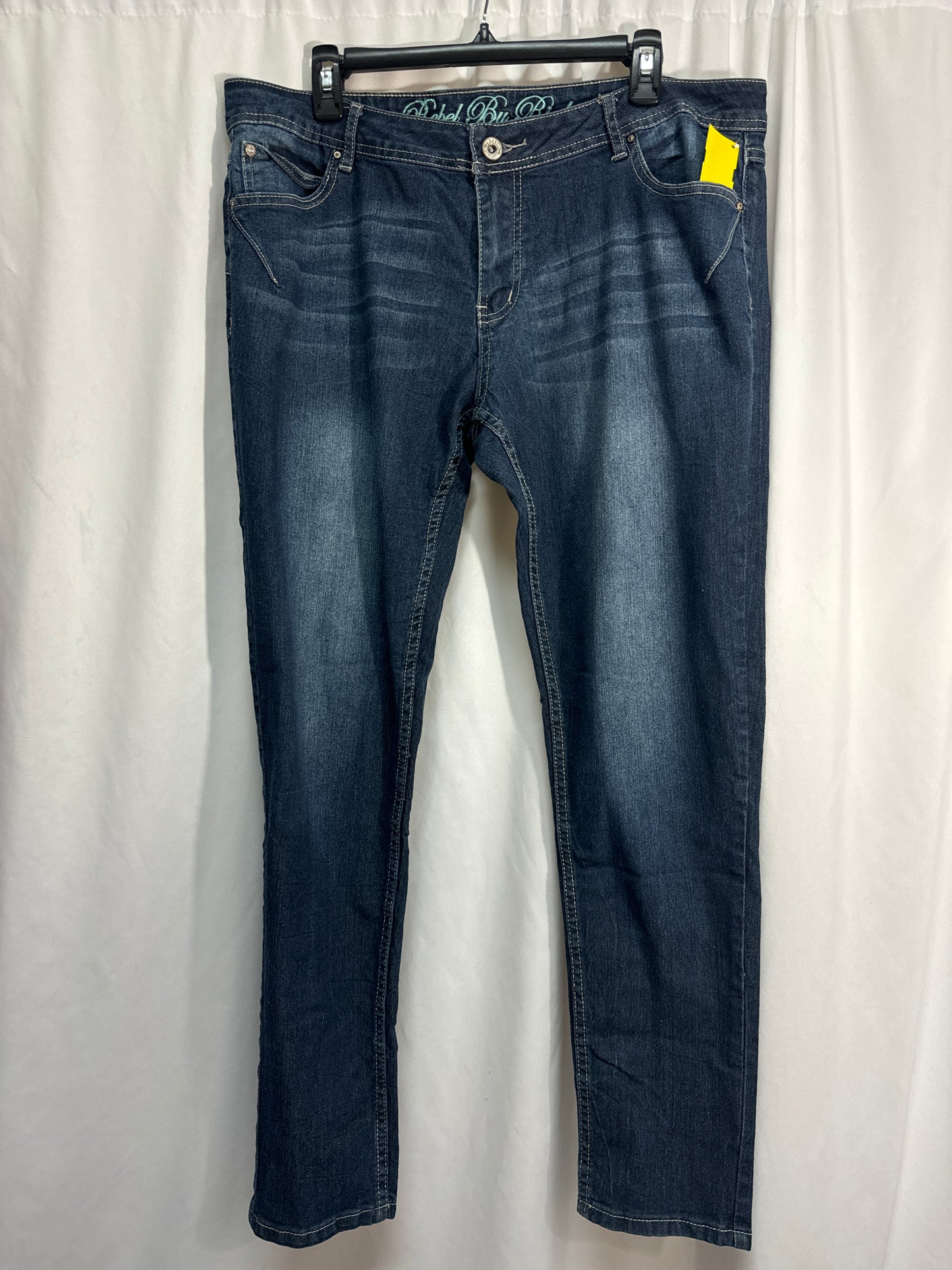 Jeans Straight By Clothes Mentor In Blue, Size: 18