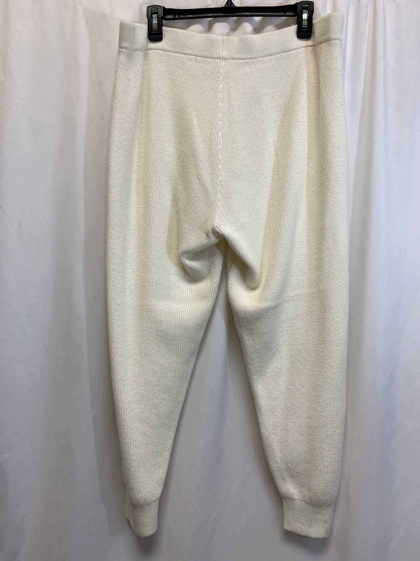 Pajama Pants By Clothes Mentor In Cream, Size: Xl