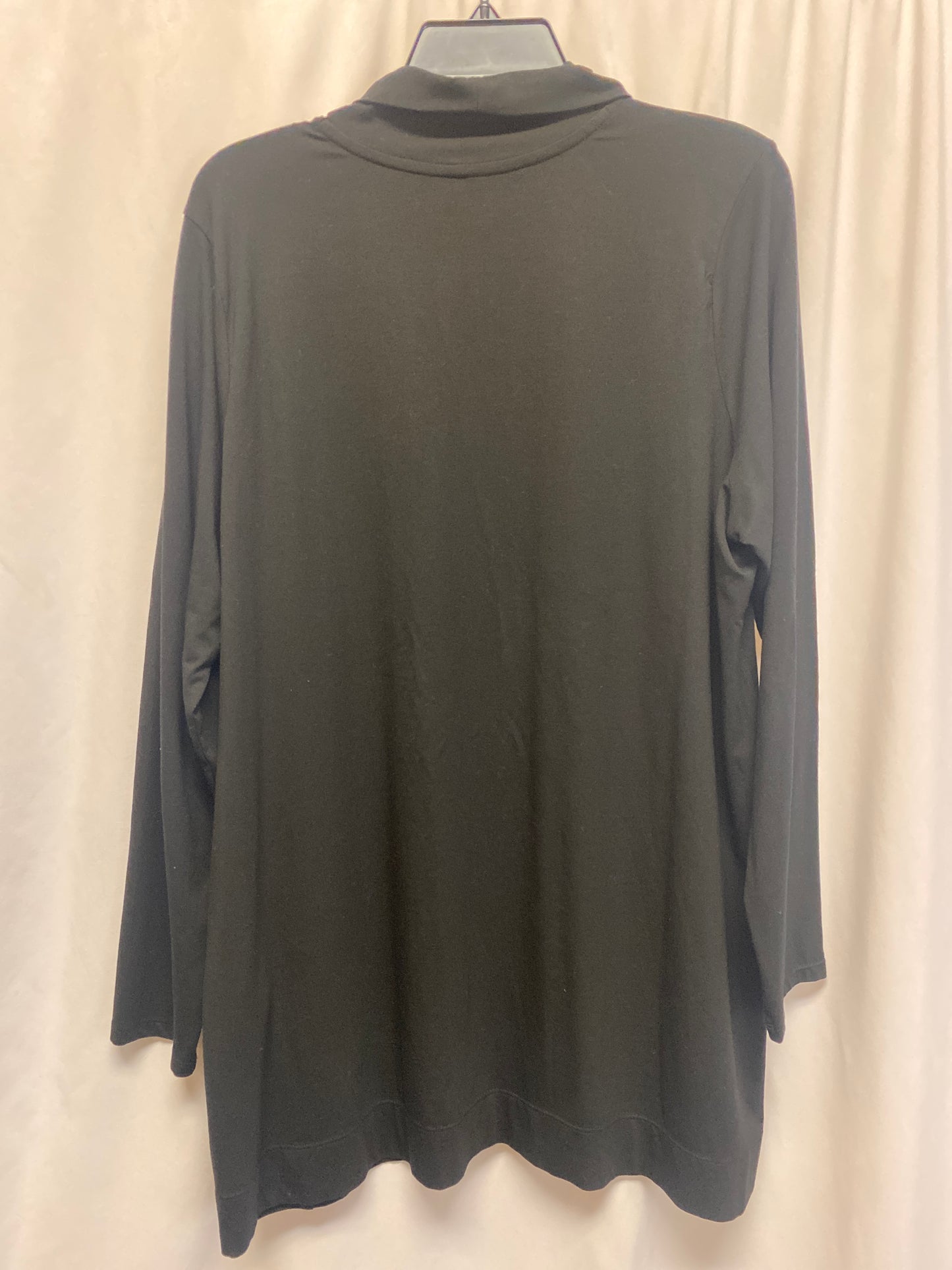 Top Long Sleeve By J. Jill In Black, Size: Xl