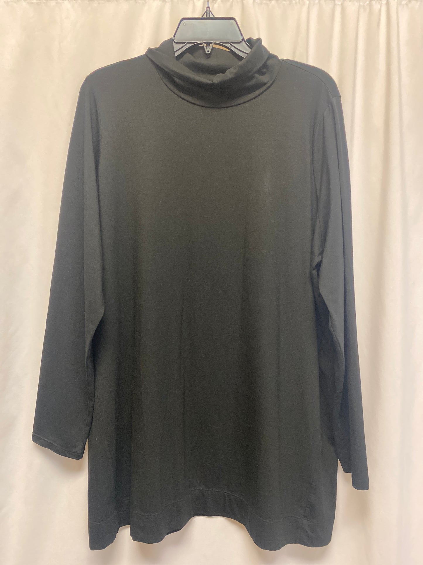 Top Long Sleeve By J. Jill In Black, Size: Xl