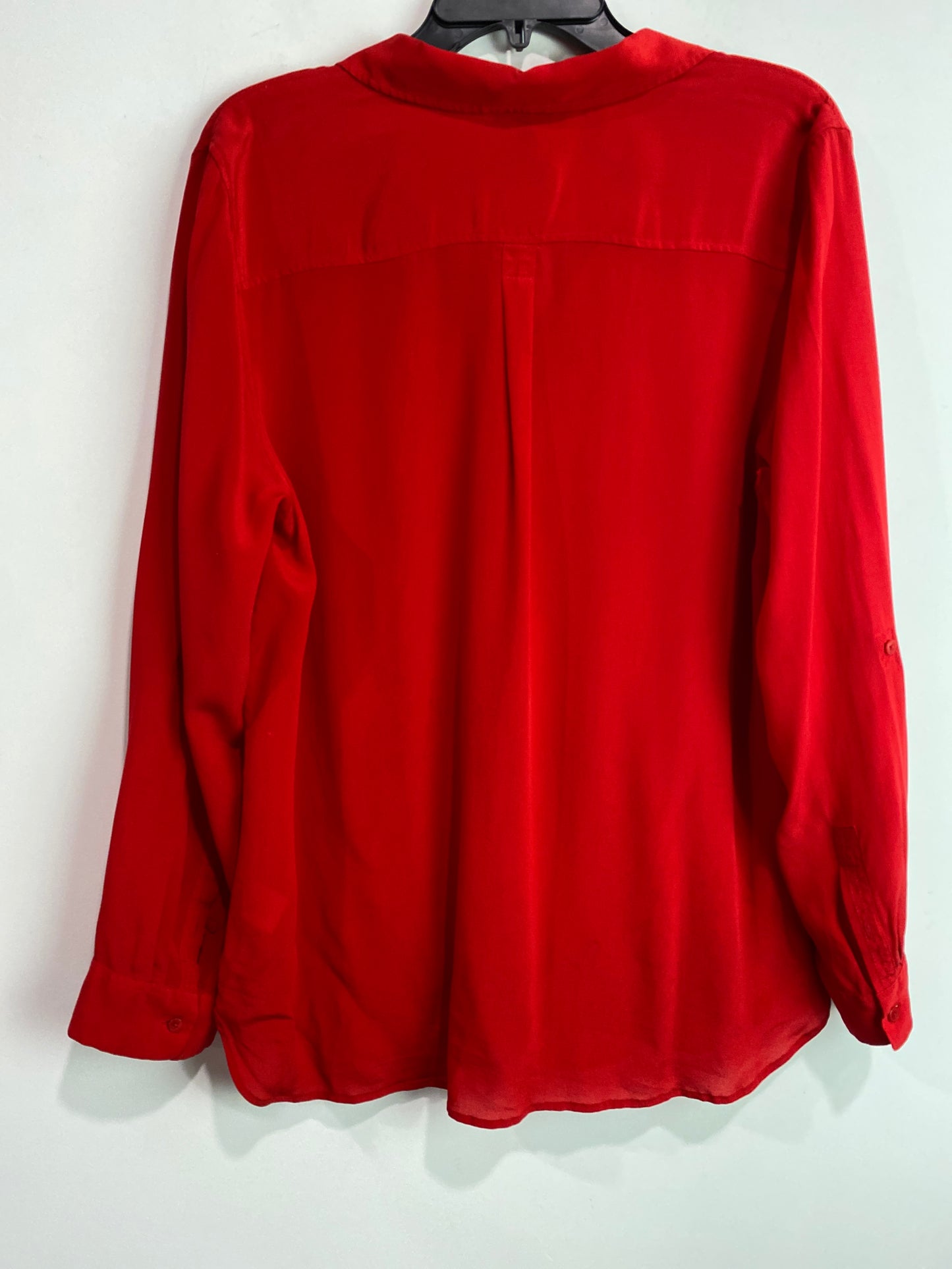 Top Long Sleeve By Talbots In Red, Size: Xl