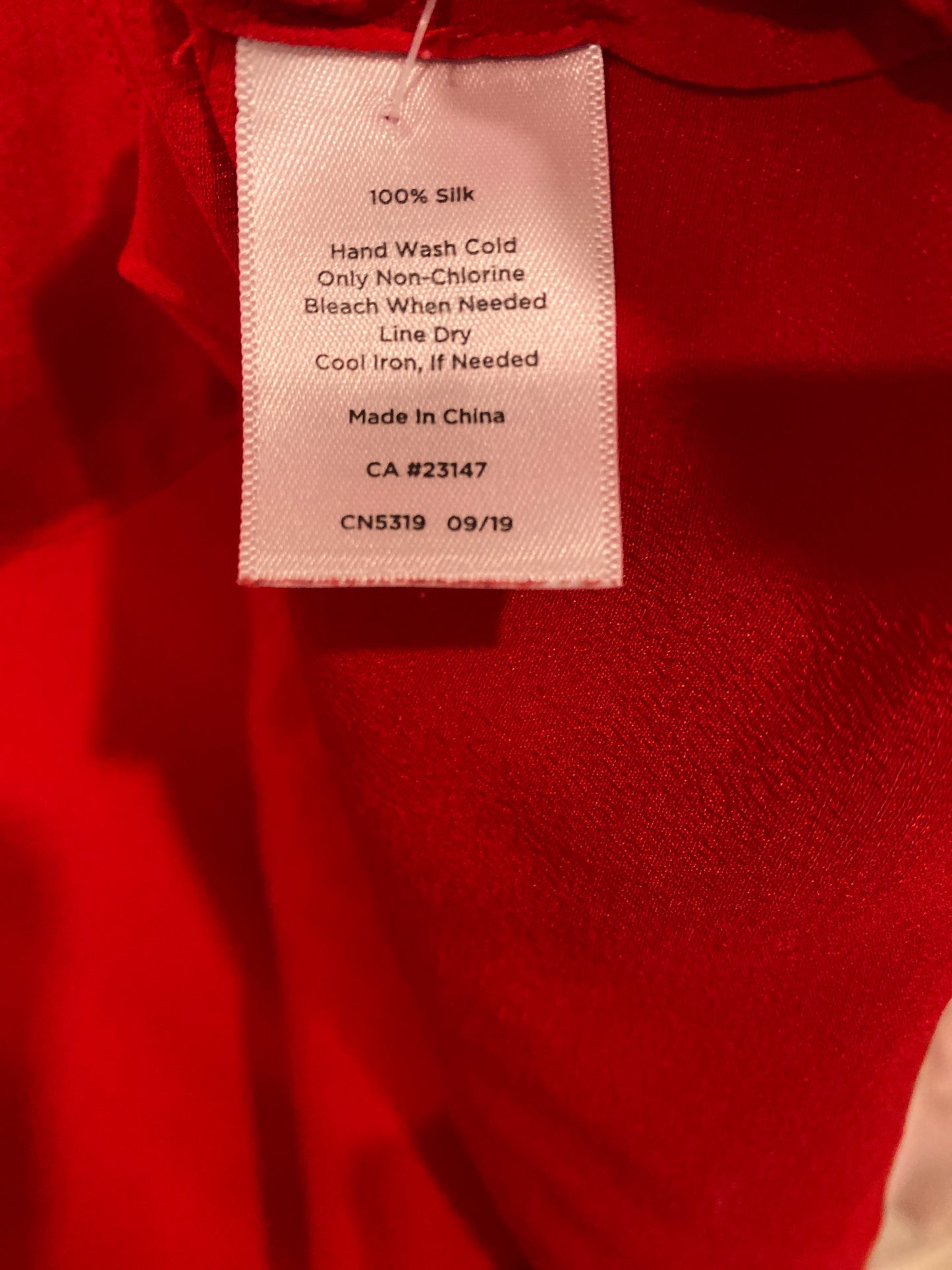 Top Long Sleeve By Talbots In Red, Size: Xl