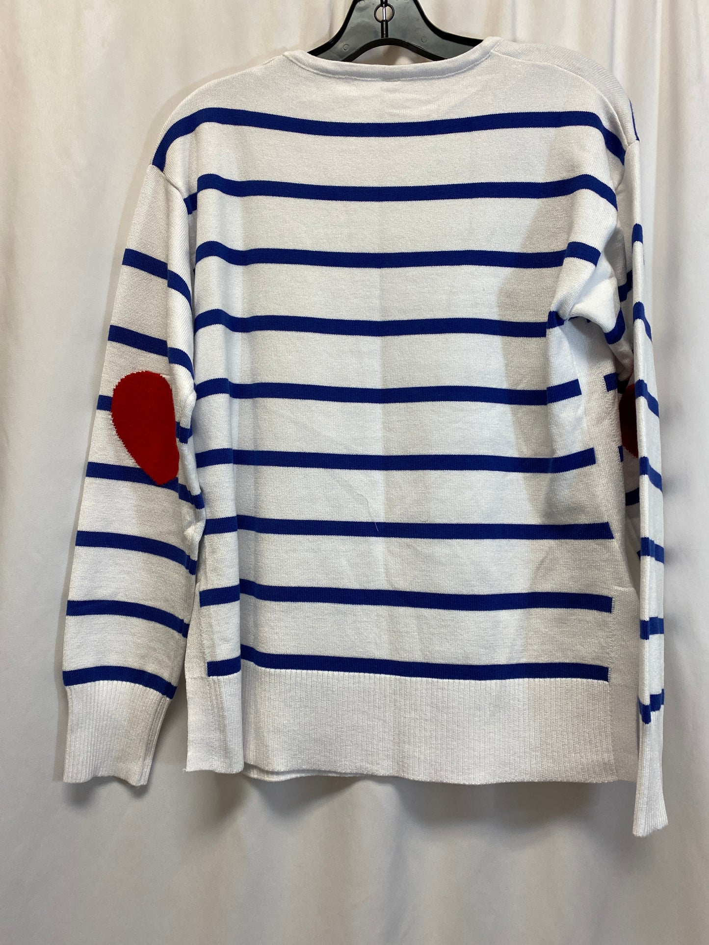 Sweater By Clothes Mentor In White, Size: M