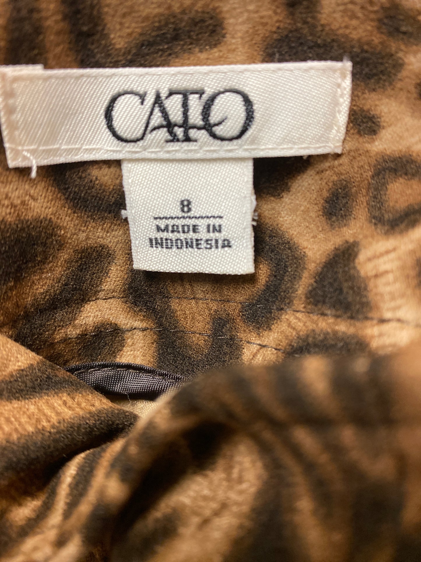 Skirt Maxi By Cato In Animal Print, Size: 8