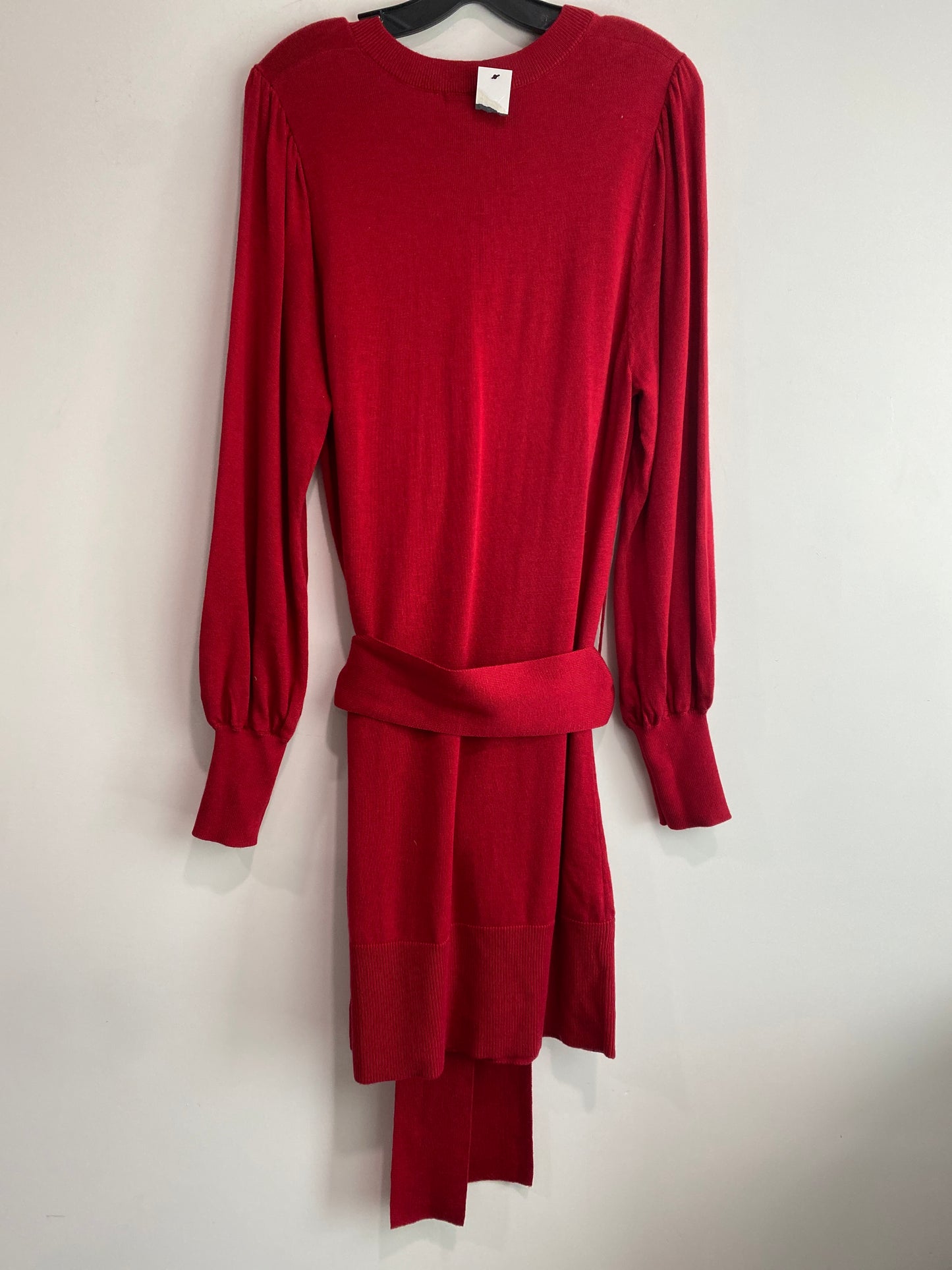 Dress Casual Midi By Clothes Mentor In Red, Size: L