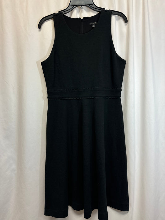 Dress Casual Midi By Ann Taylor In Black, Size: Mp