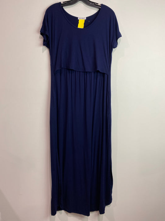 Dress Casual Maxi By Clothes Mentor In Blue, Size: M