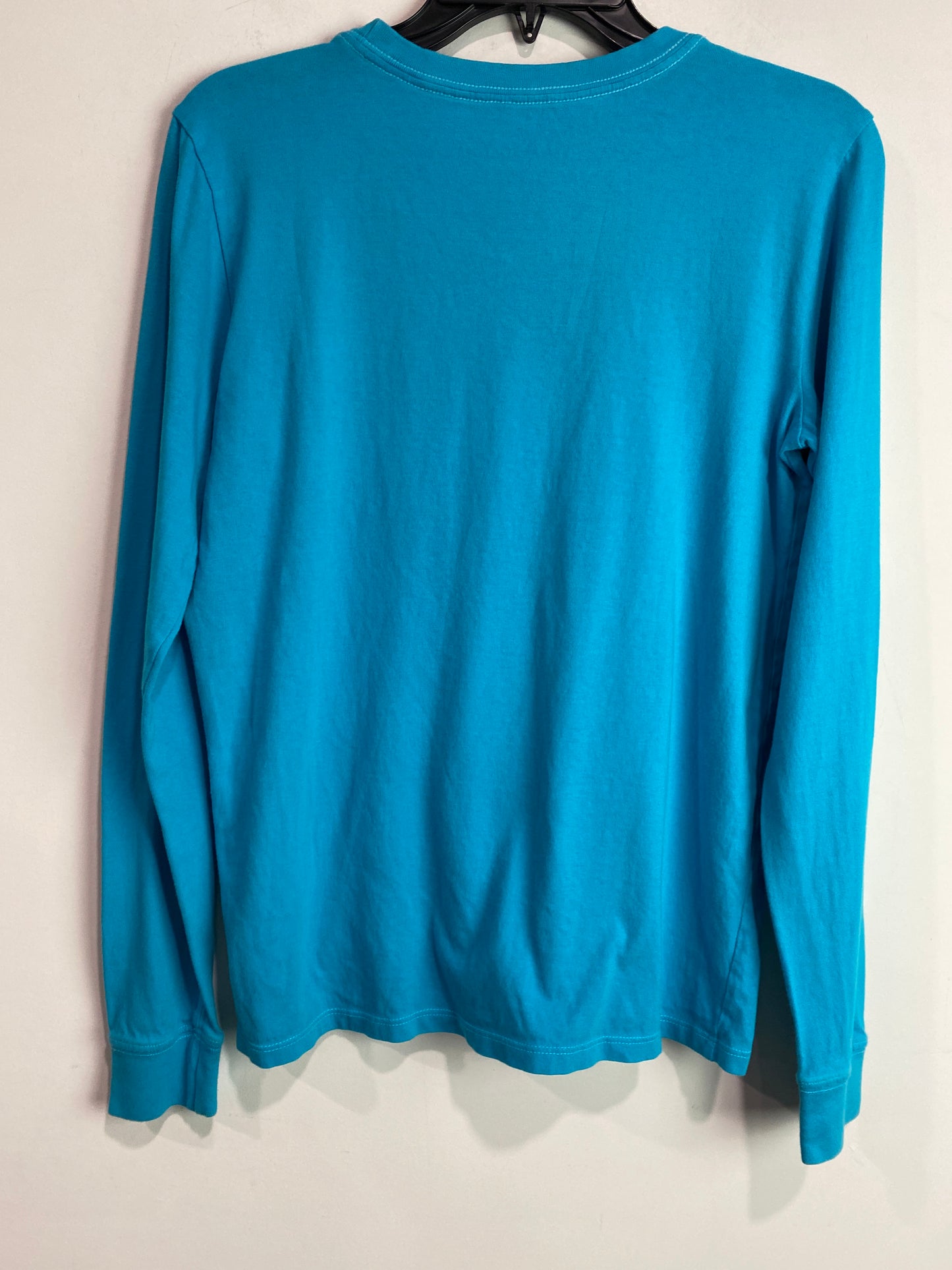 Top Long Sleeve By Life Is Good In Teal, Size: S