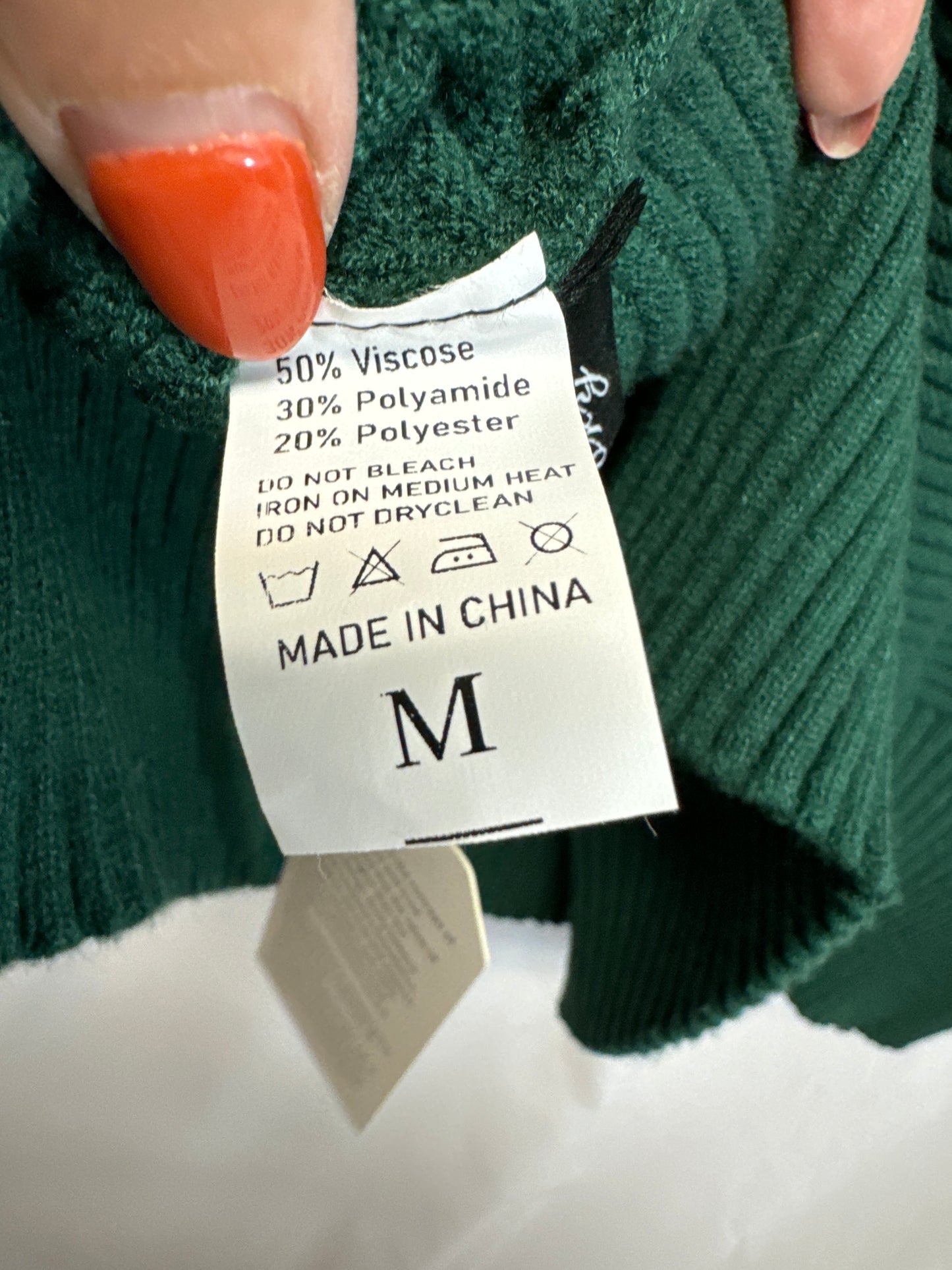 Sweater By Clothes Mentor In Green, Size: M