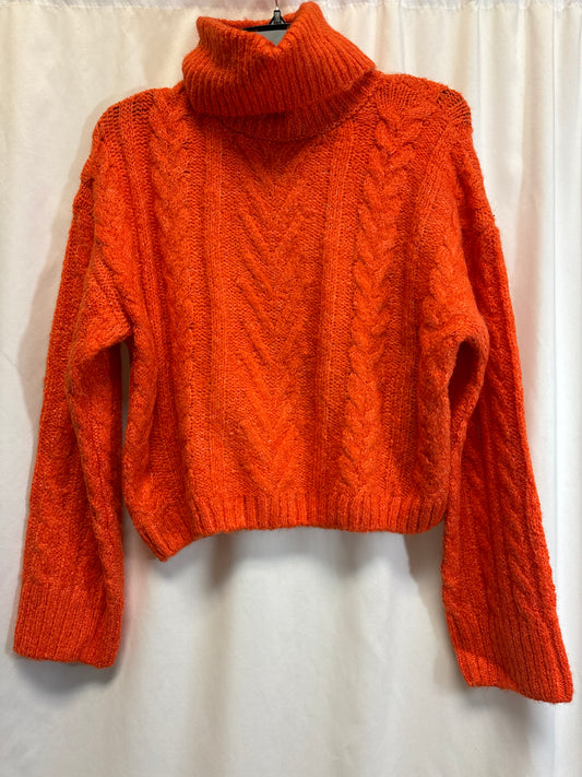 Sweater By Clothes Mentor In Orange, Size: M