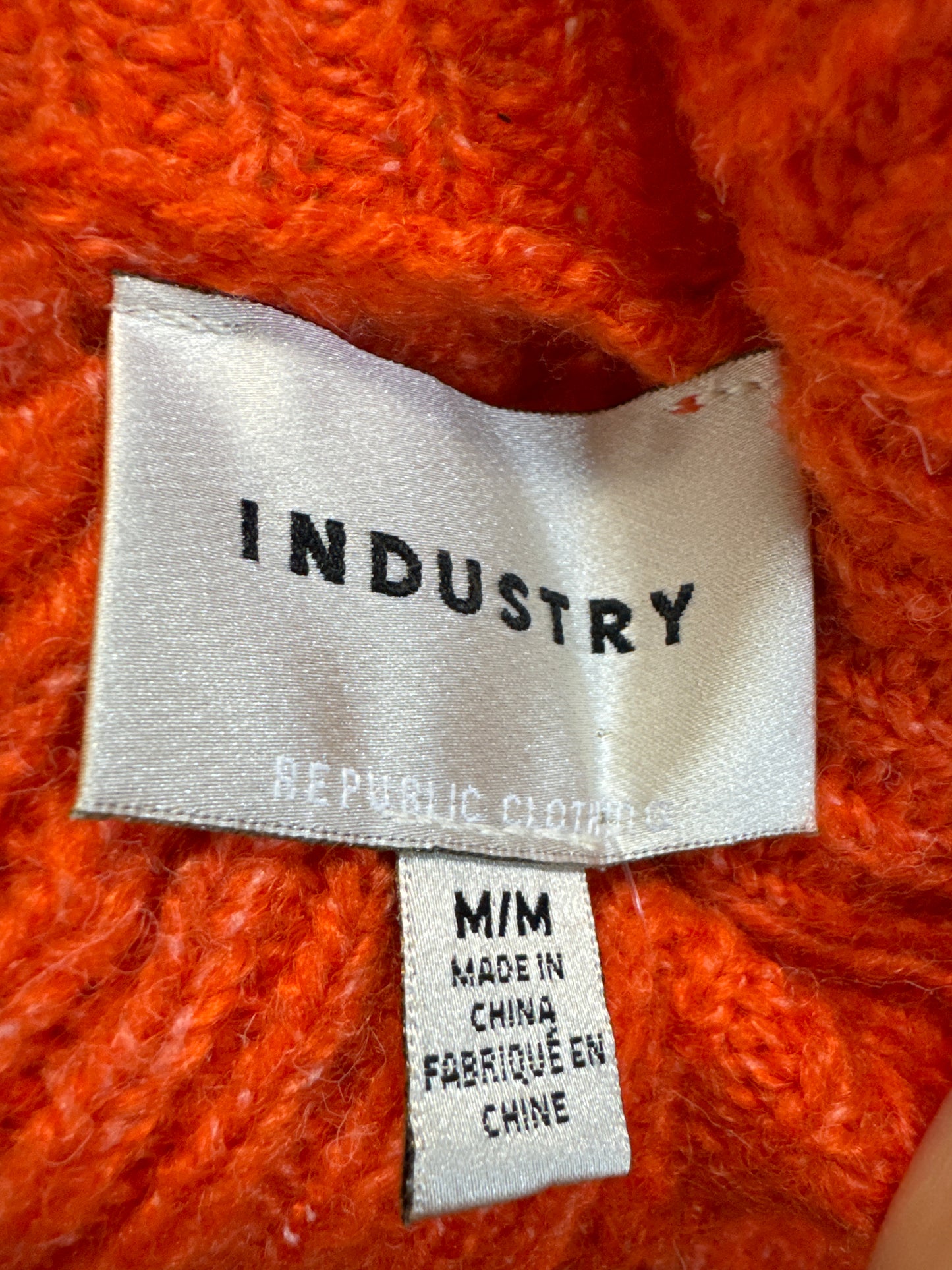 Sweater By Clothes Mentor In Orange, Size: M