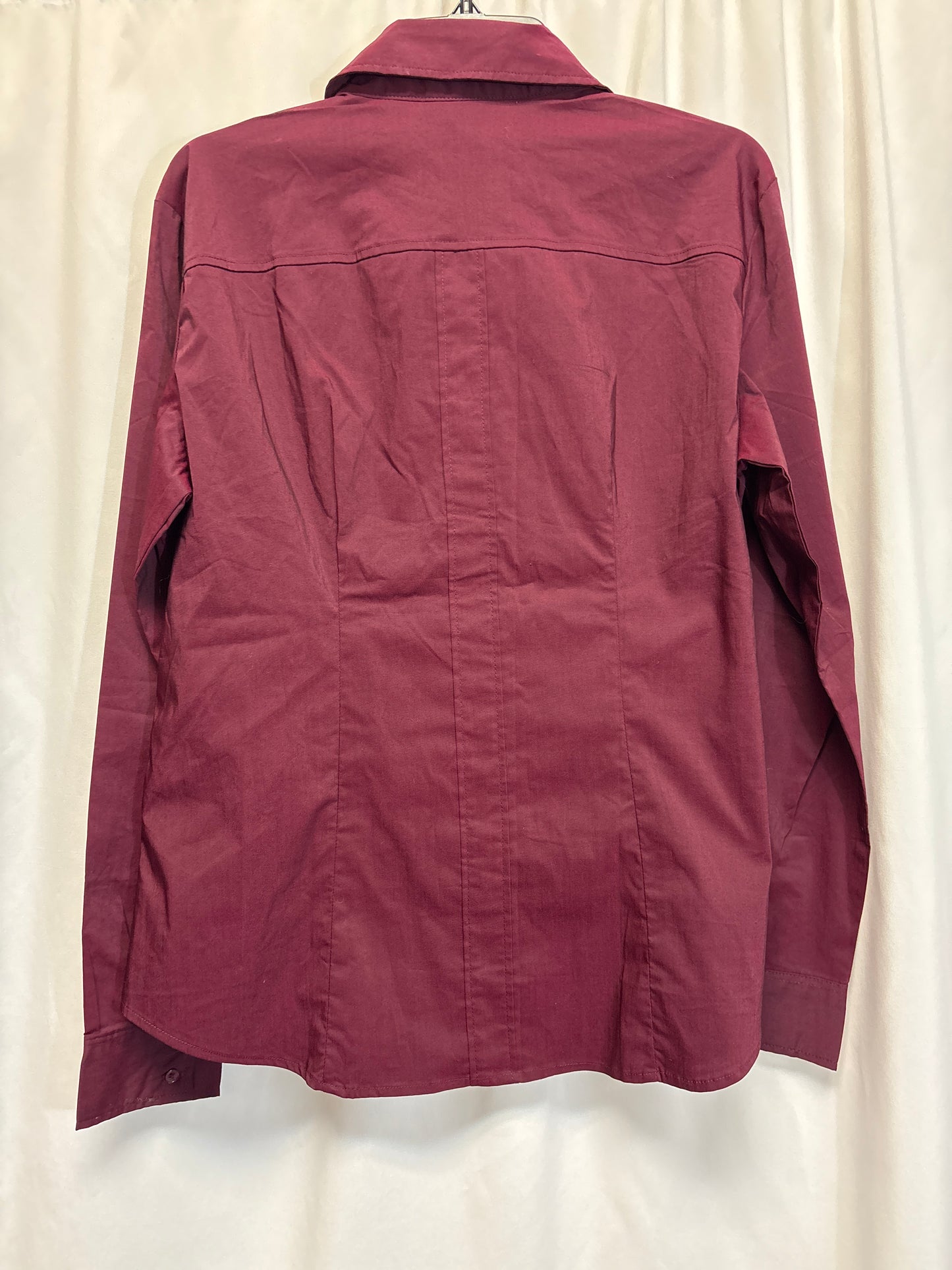 Top Long Sleeve By New York And Co In Purple, Size: Xl