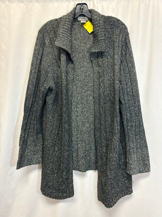 Cardigan By Eddie Bauer In Black, Size: Xl